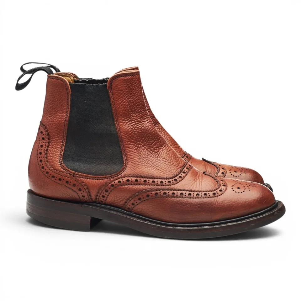 Toast bottines chelsea cuir bordeaux femme UK 4