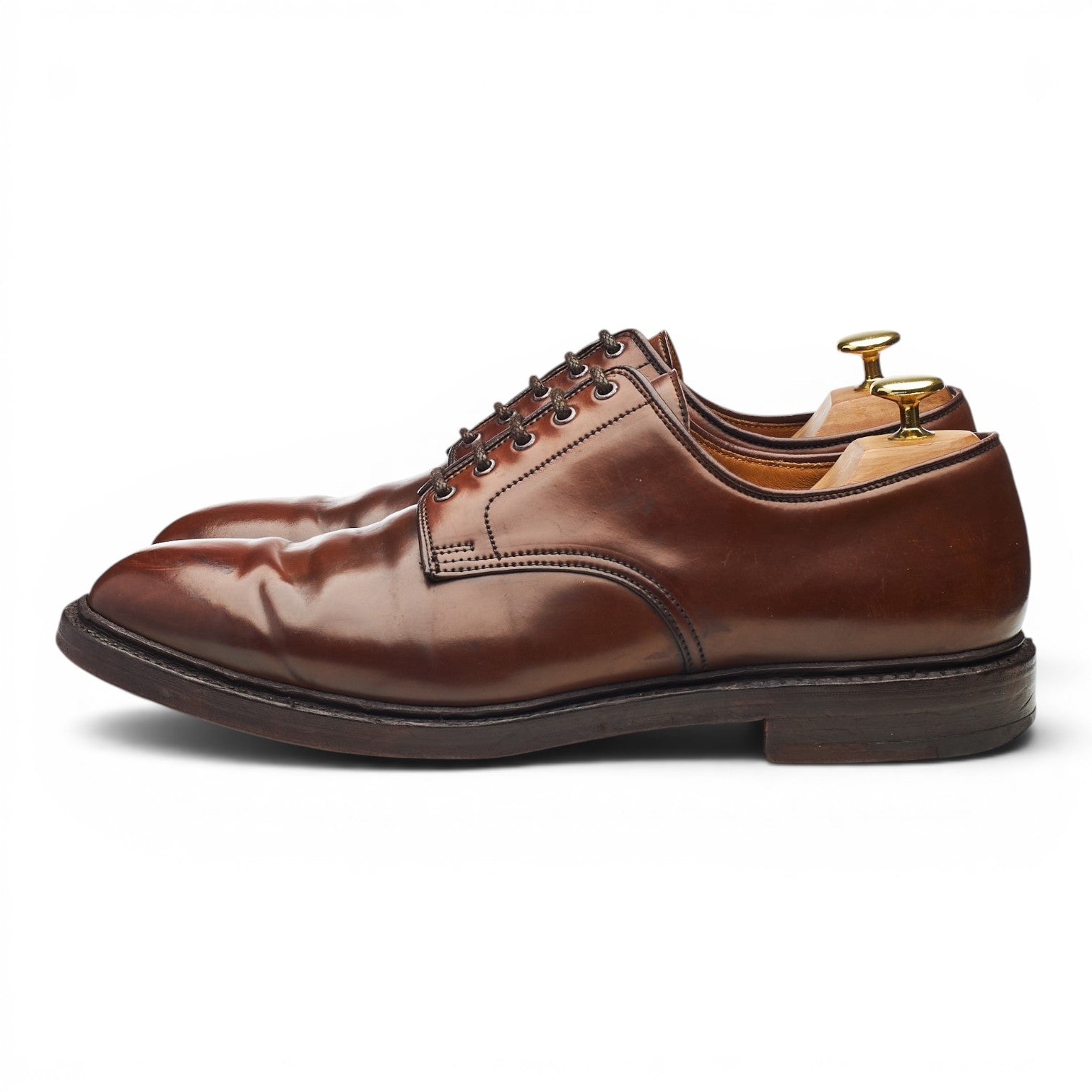 Ralph Lauren Marlow derby cordovan marron pointure UK 8.5