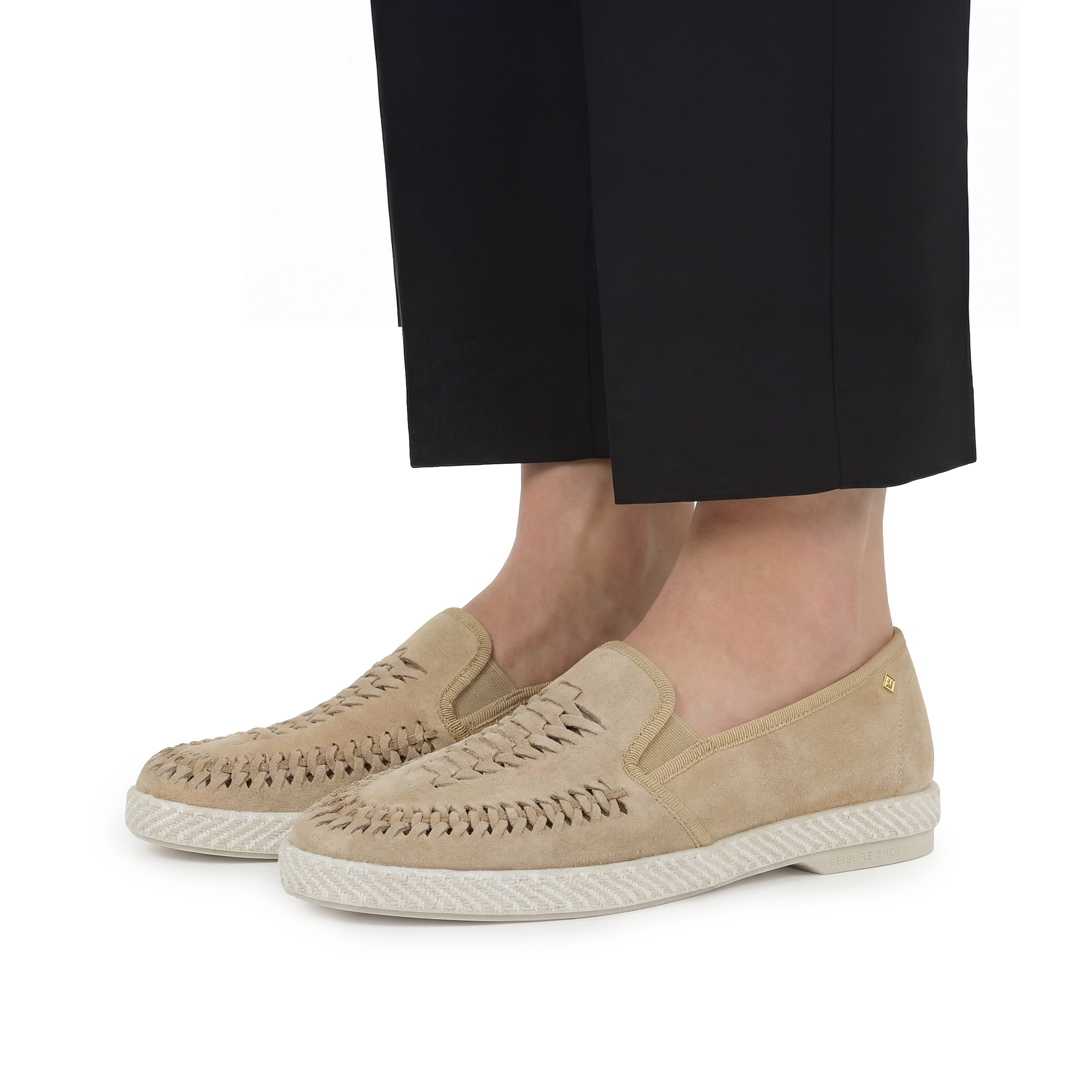 Rivieras Classic Arizona espadrilles écru cuir tressé