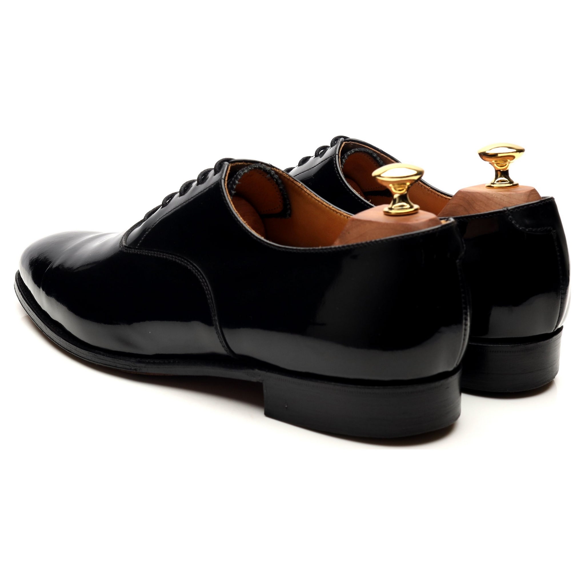 New & Lingwood richelieu vernis noir UK 9