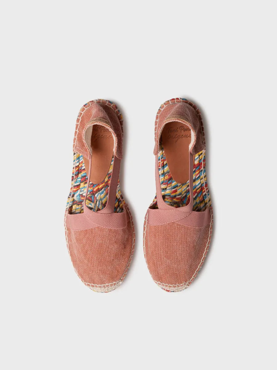 Toni Pons Elba espadrille plate élastiques couleur
