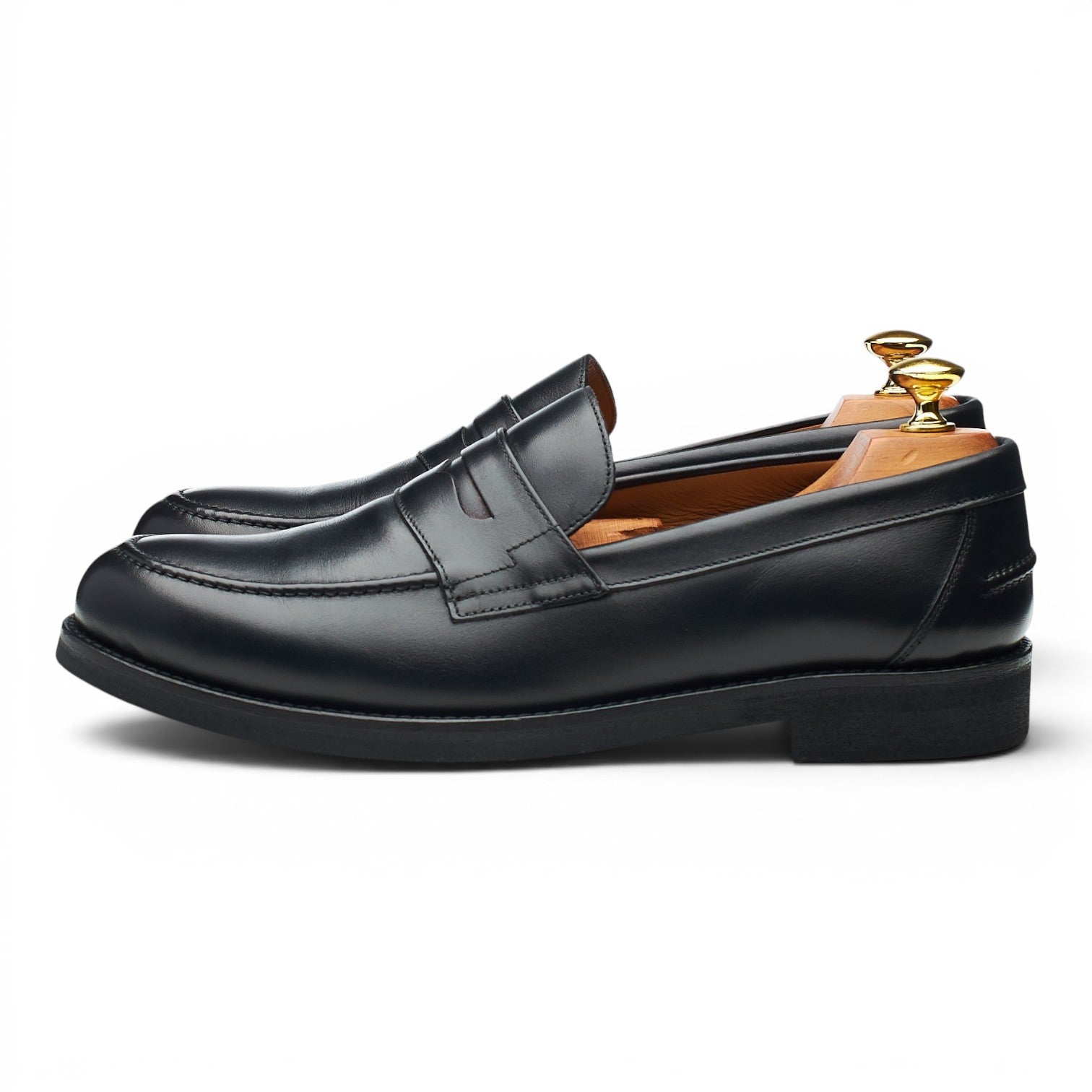 Shipton & Heneage Crane mocassin cuir noir 8,5