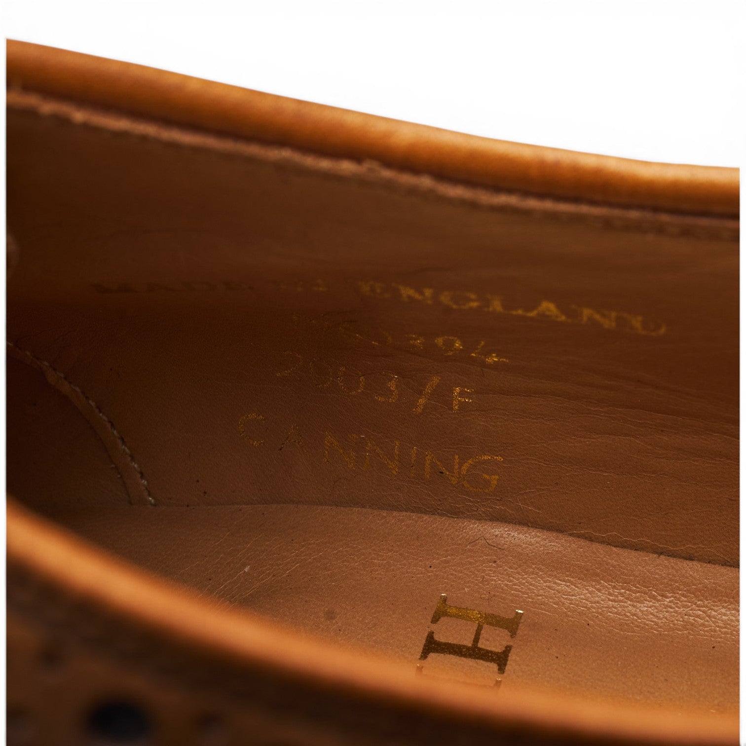 Herring Canning Derby cuir marron pointure UK 7.5