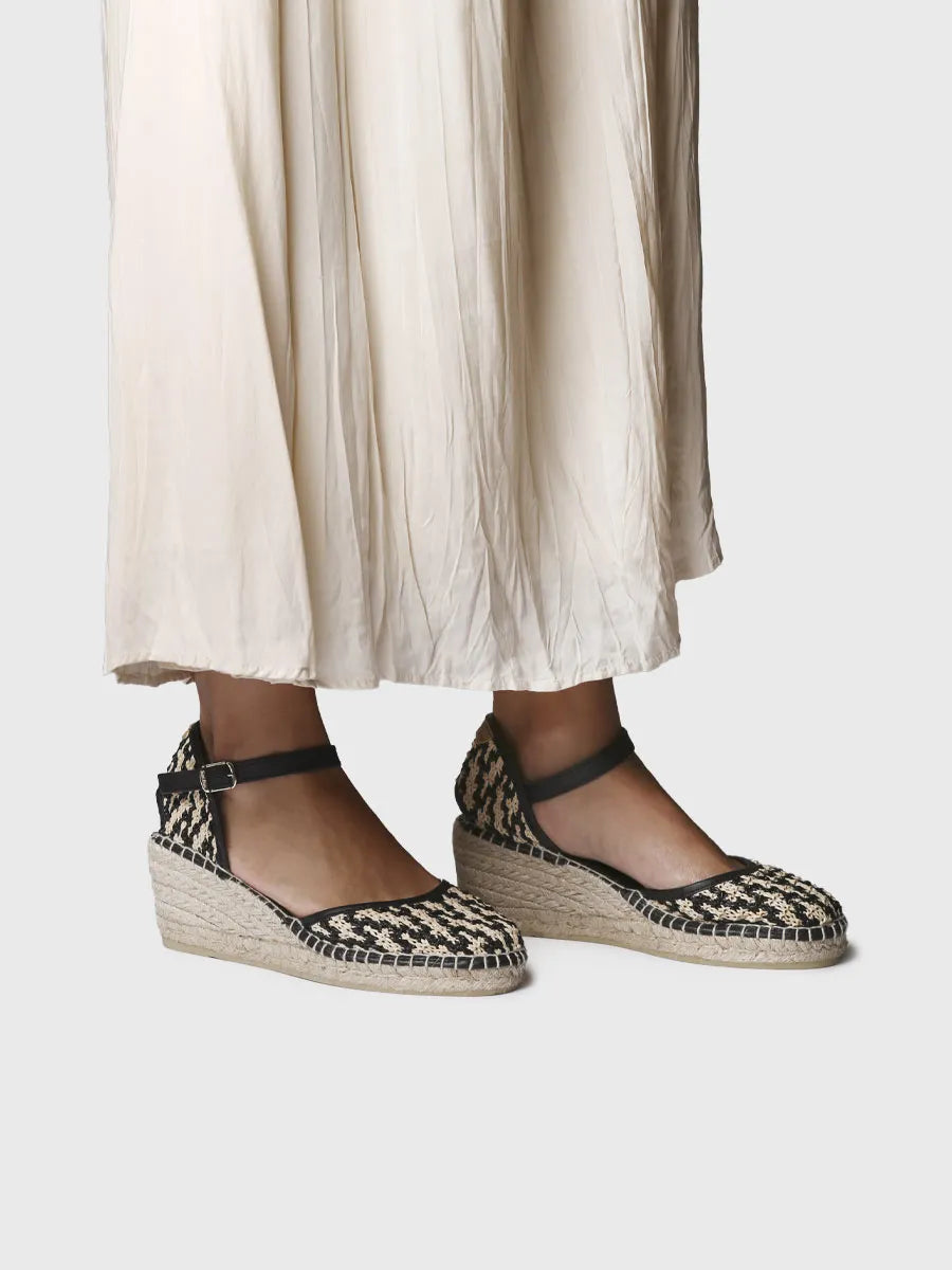 Toni Pons Sonia-RP espadrille raphia tressé talon 6 cm