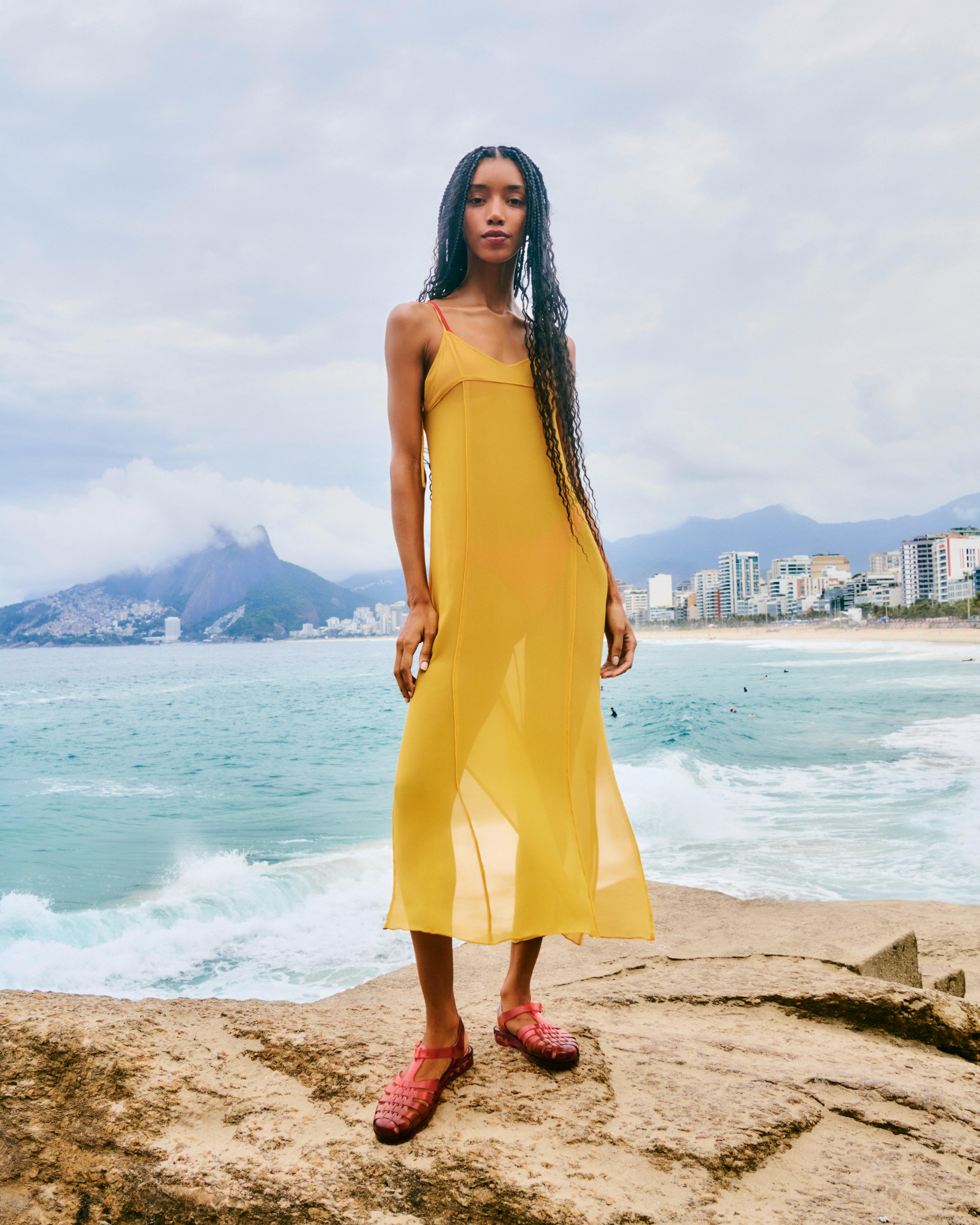 Nodaleto x Melissa Possession sandales tangerine sunset confort