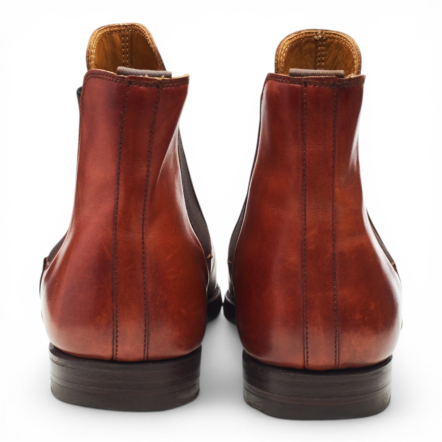 Crockett & Jones Gresham boots chelsea marron UK 8 cuir