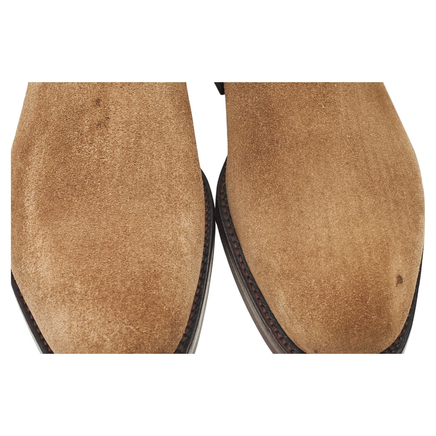Loake 1880 Emsworth bottines chelsea suède marron UK 8