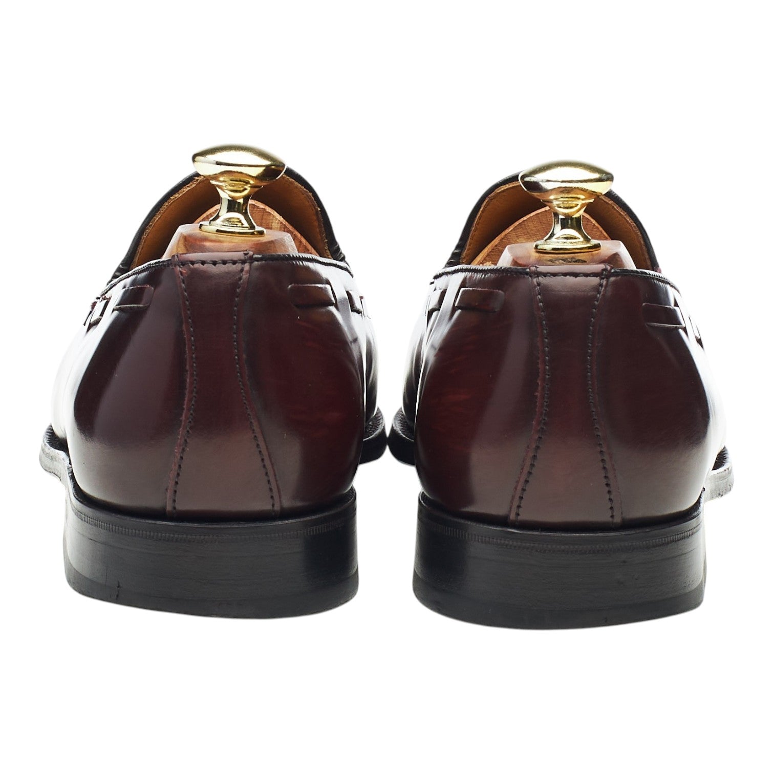 Shipton Harrow mocassins cuir bordeaux UK 6,5
