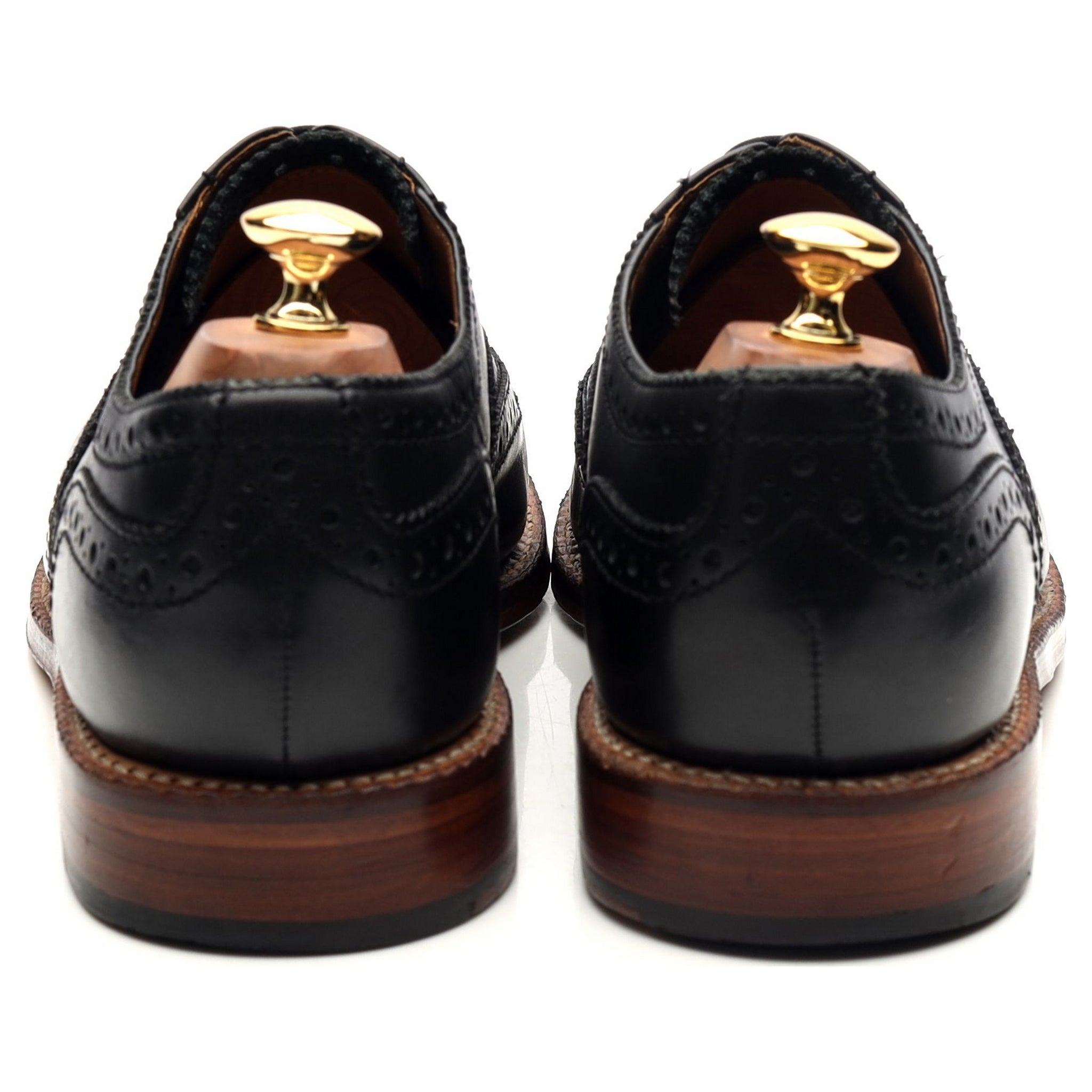 Grenson Angus richelieu brogue cuir noir UK 10
