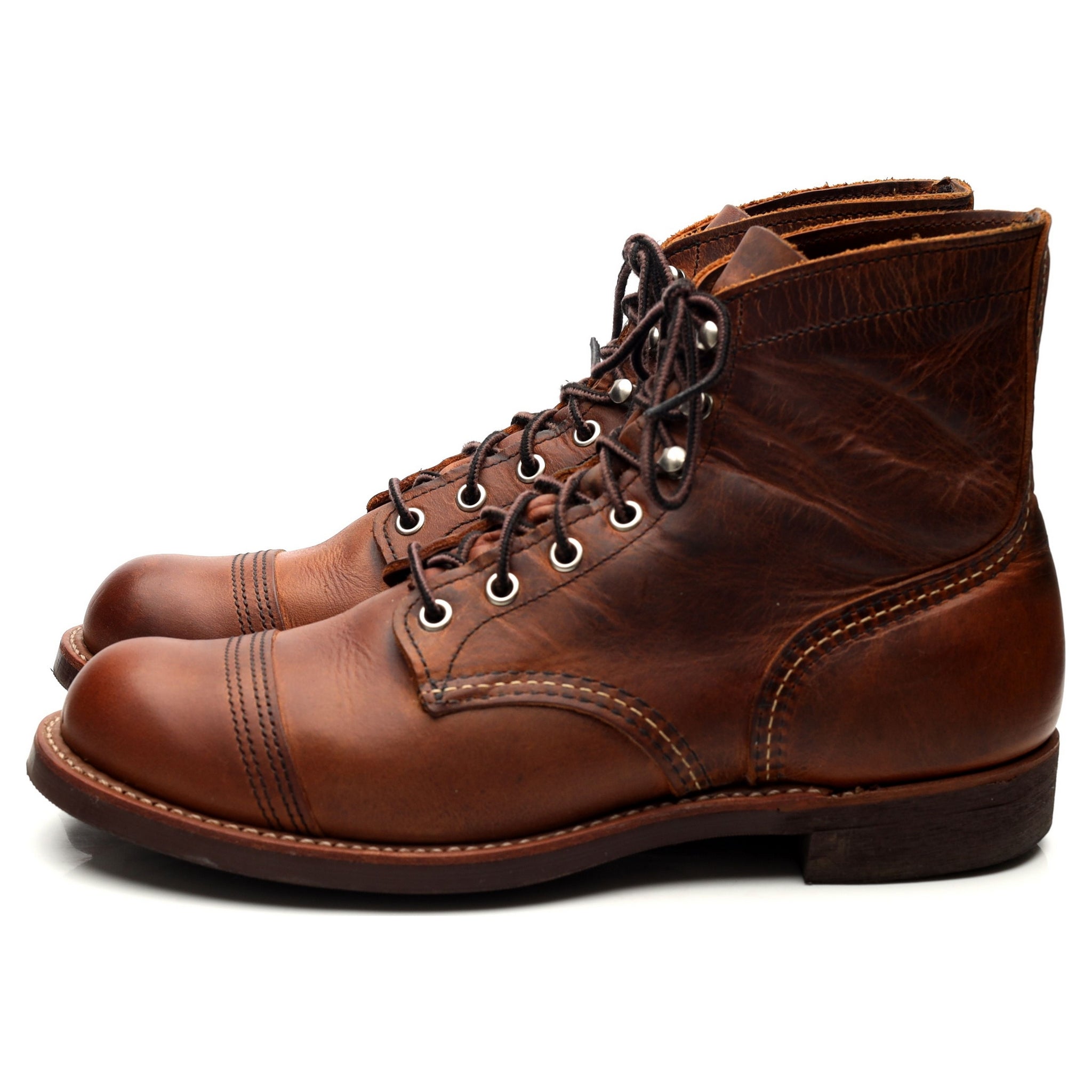 Red Wing Iron Ranger 8085 boots cuir marron 8 UK