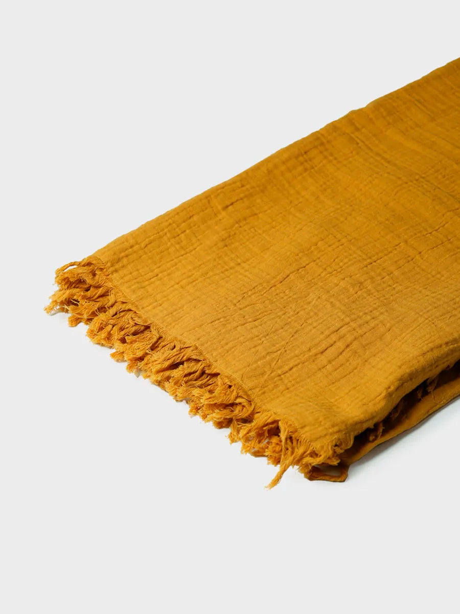 Toni Pons Fatima foulard coton ocre