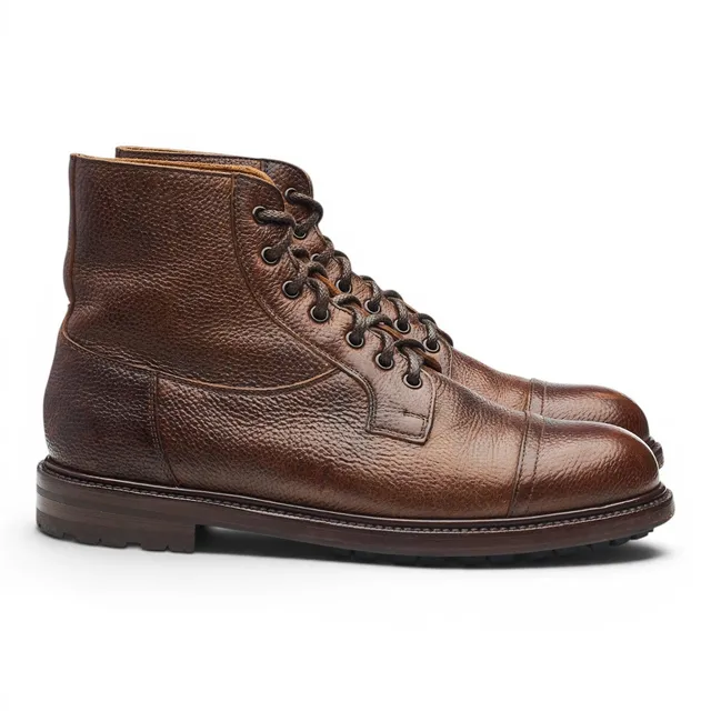 Velasca Milano Giasee bottines UK 6.5 cuir marron derby