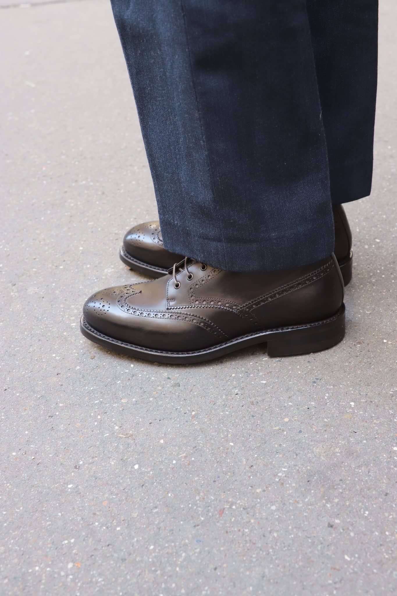 Malfroid Brogue-Master boots cuir semelle Dainite