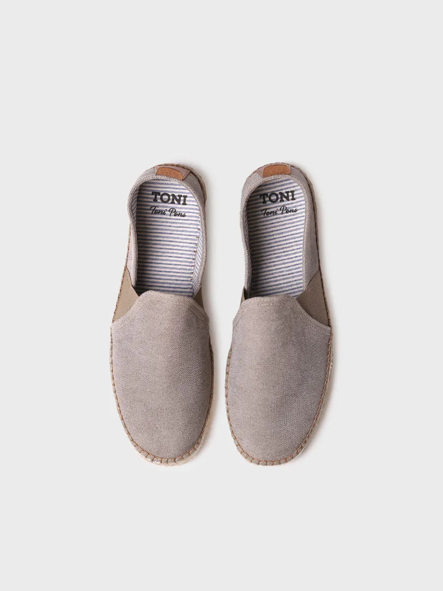Toni Pons Dago-TC espadrille homme toile pierre