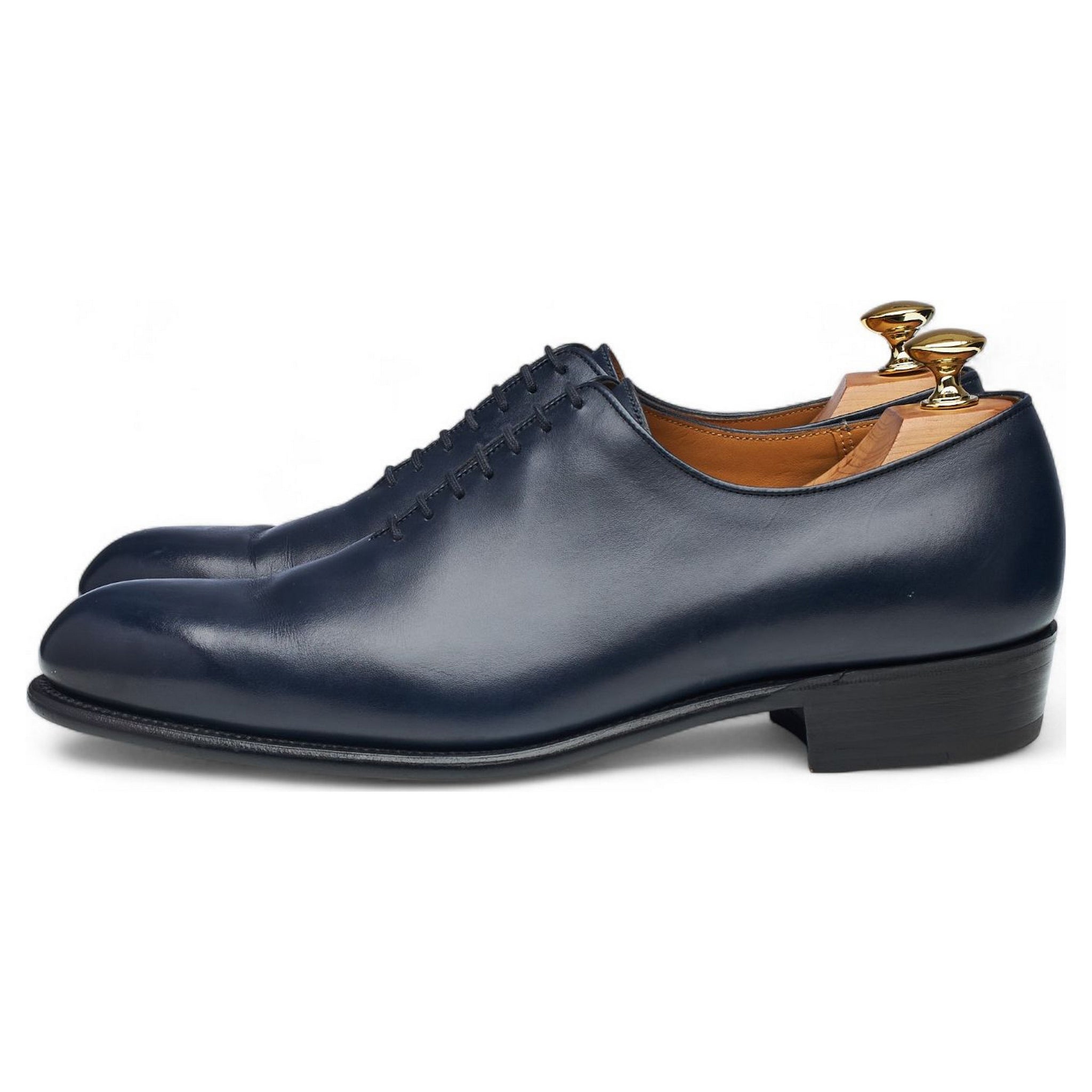 J.M. Weston 402 Flore oxford cuir bleu marine UK 7
