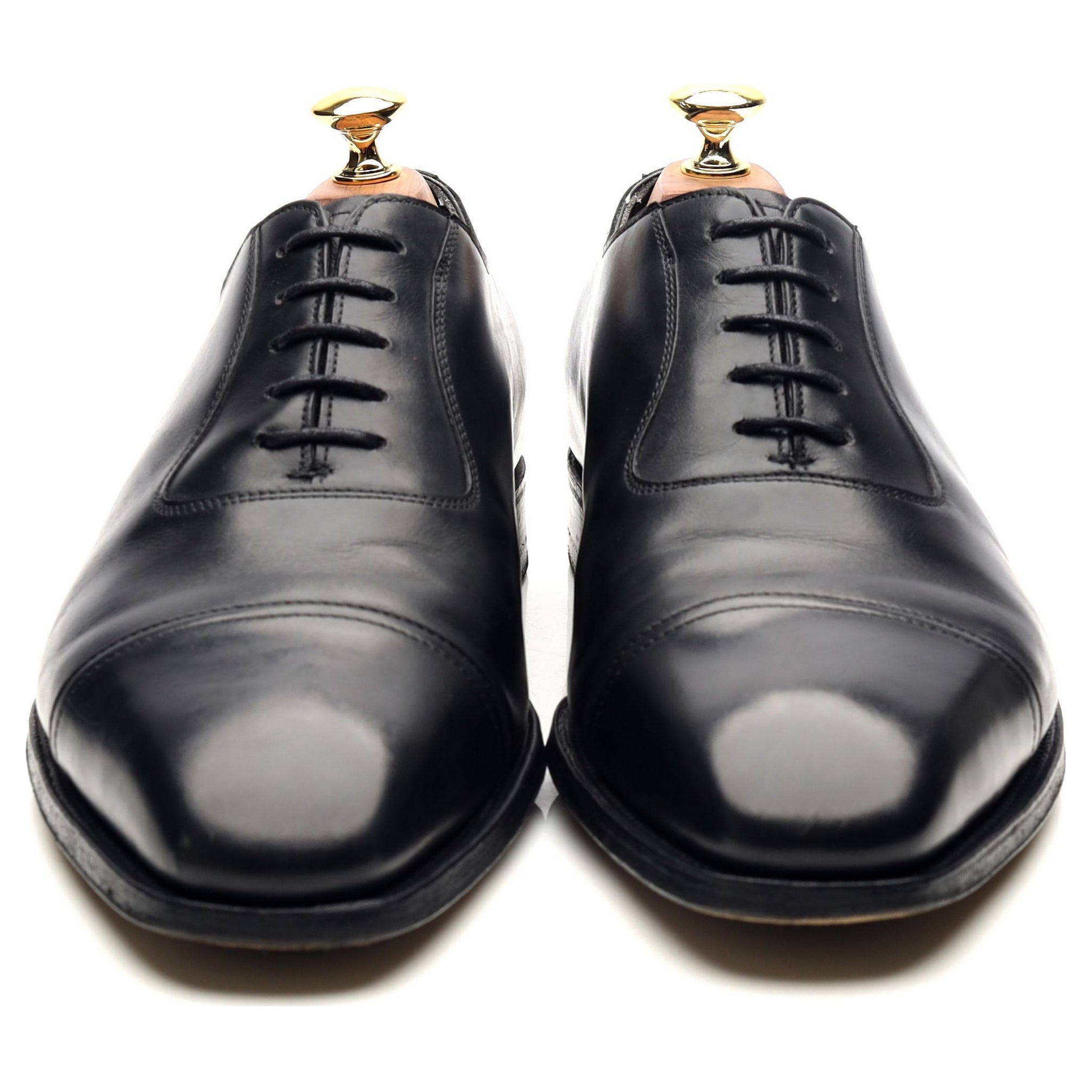 Edward Green oxford cuir noir pointure 8.5