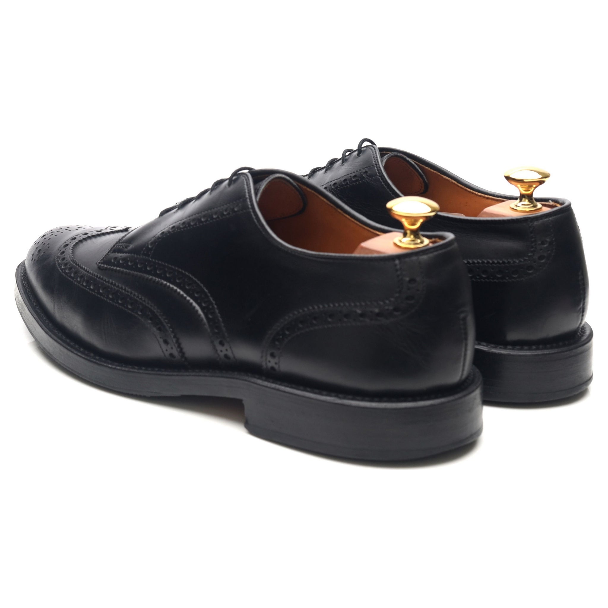 Allen Edmonds Auburn derby brogues cuir noir UK 9