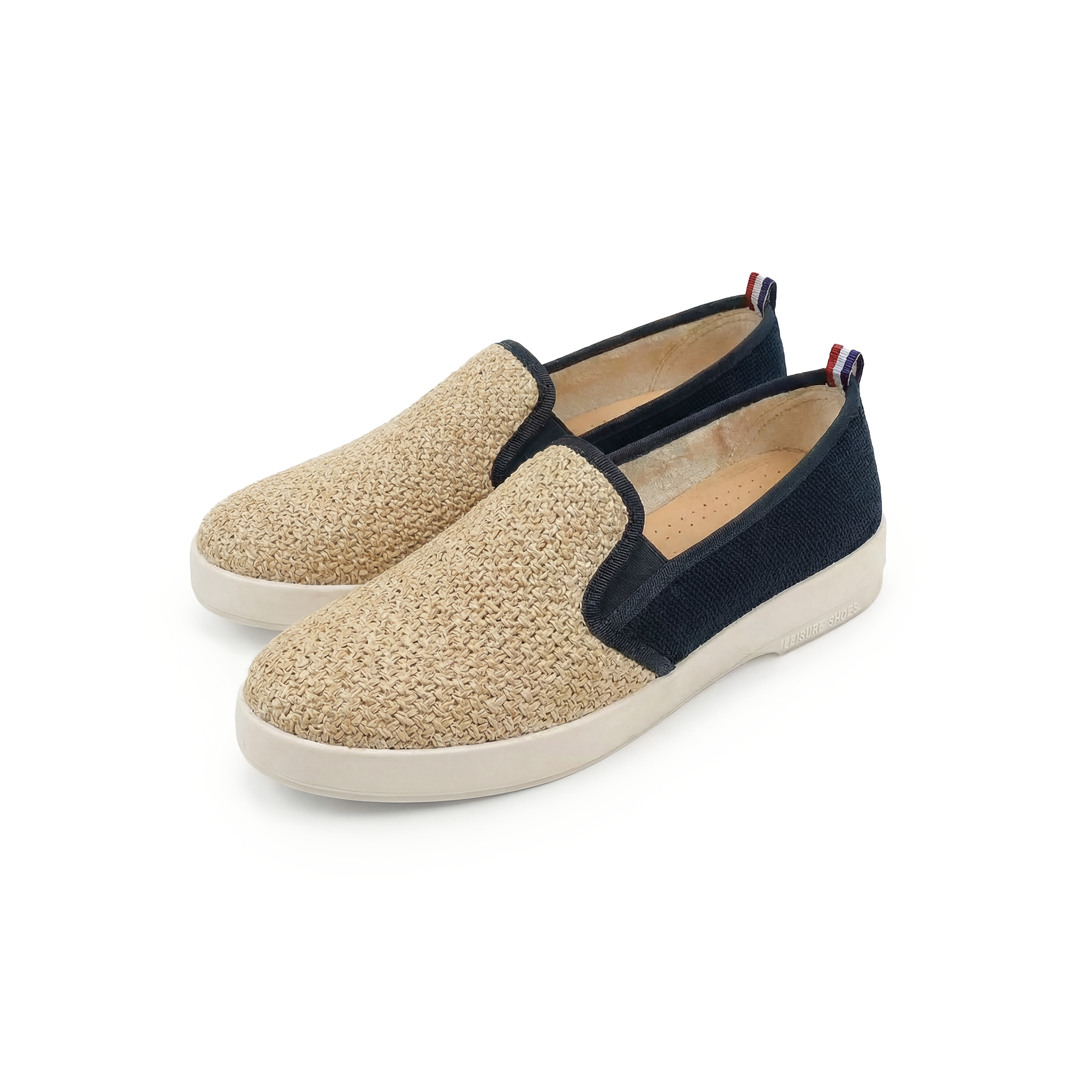 Rivieras Classic Enfant Nudude espadrilles marine raphia
