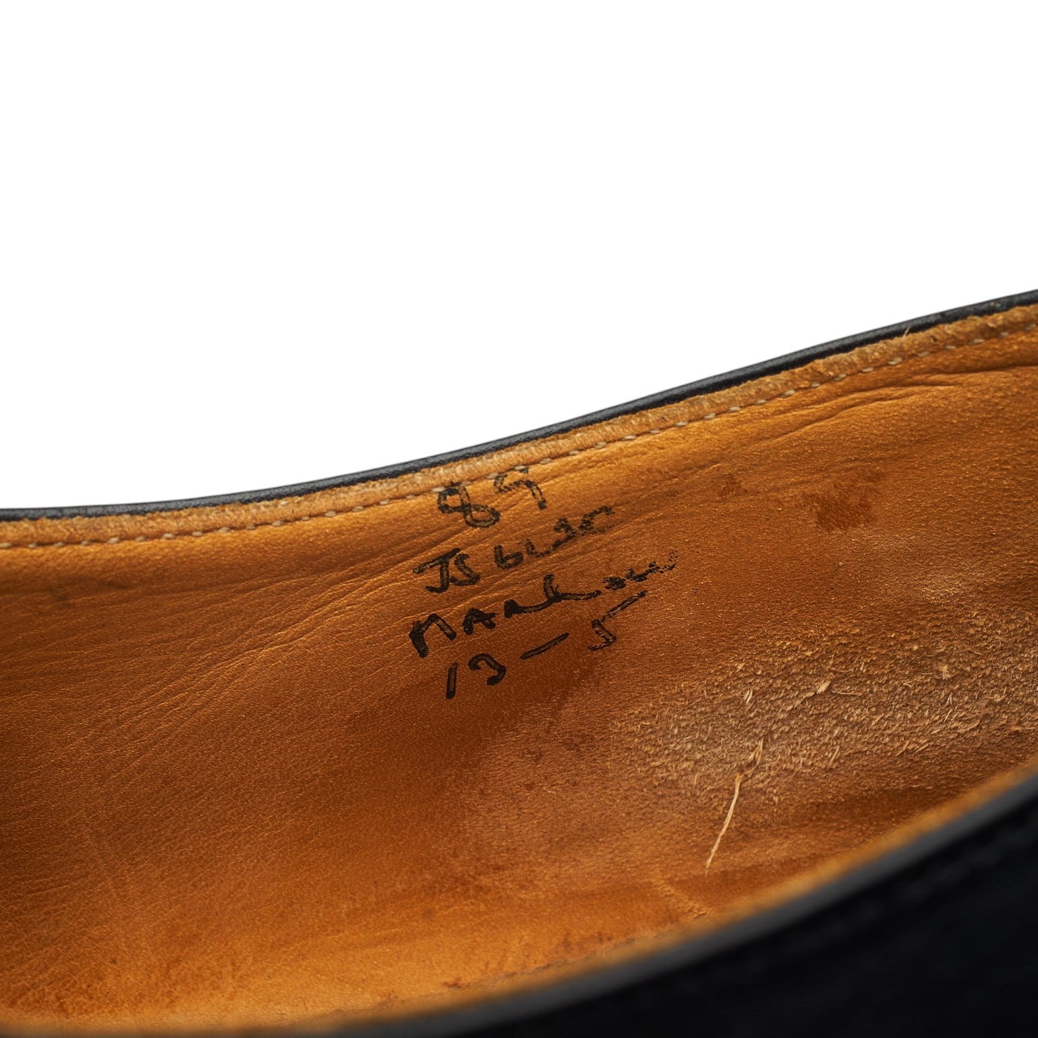 Tricker's Marlow derbies cuir noir UK 13 semelle cuir