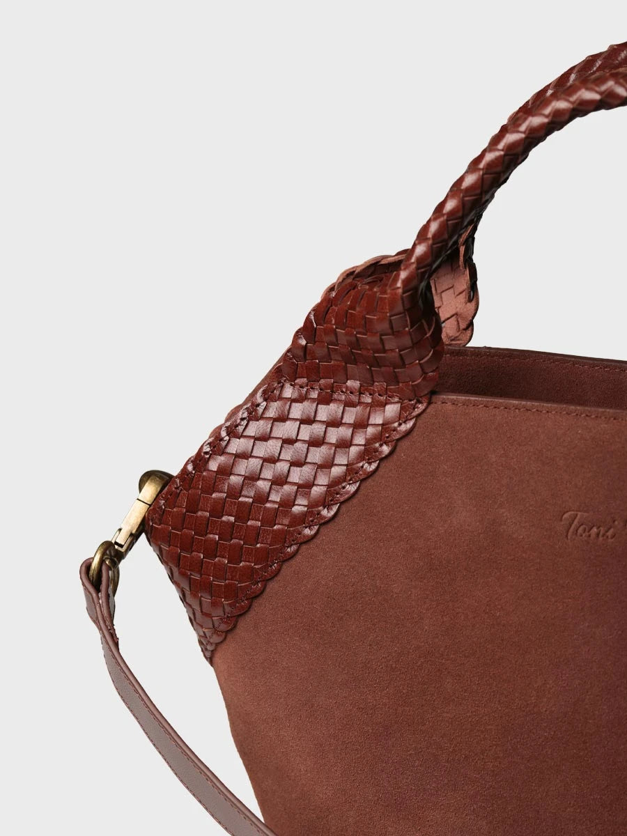 Toni Pons Sarina sac a main suedine tresse