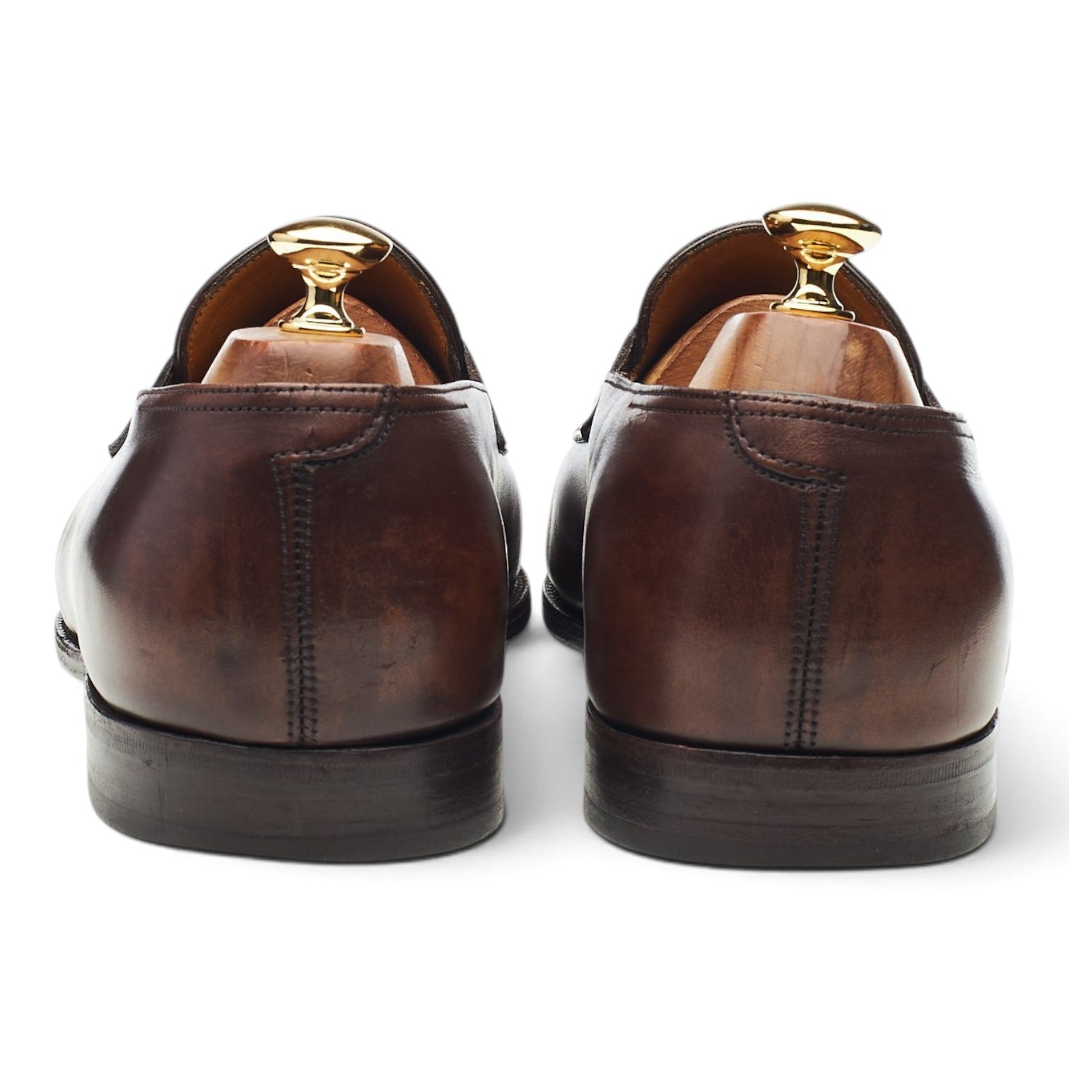 John Lobb Lopez mocassins cuir marron UK 10.5