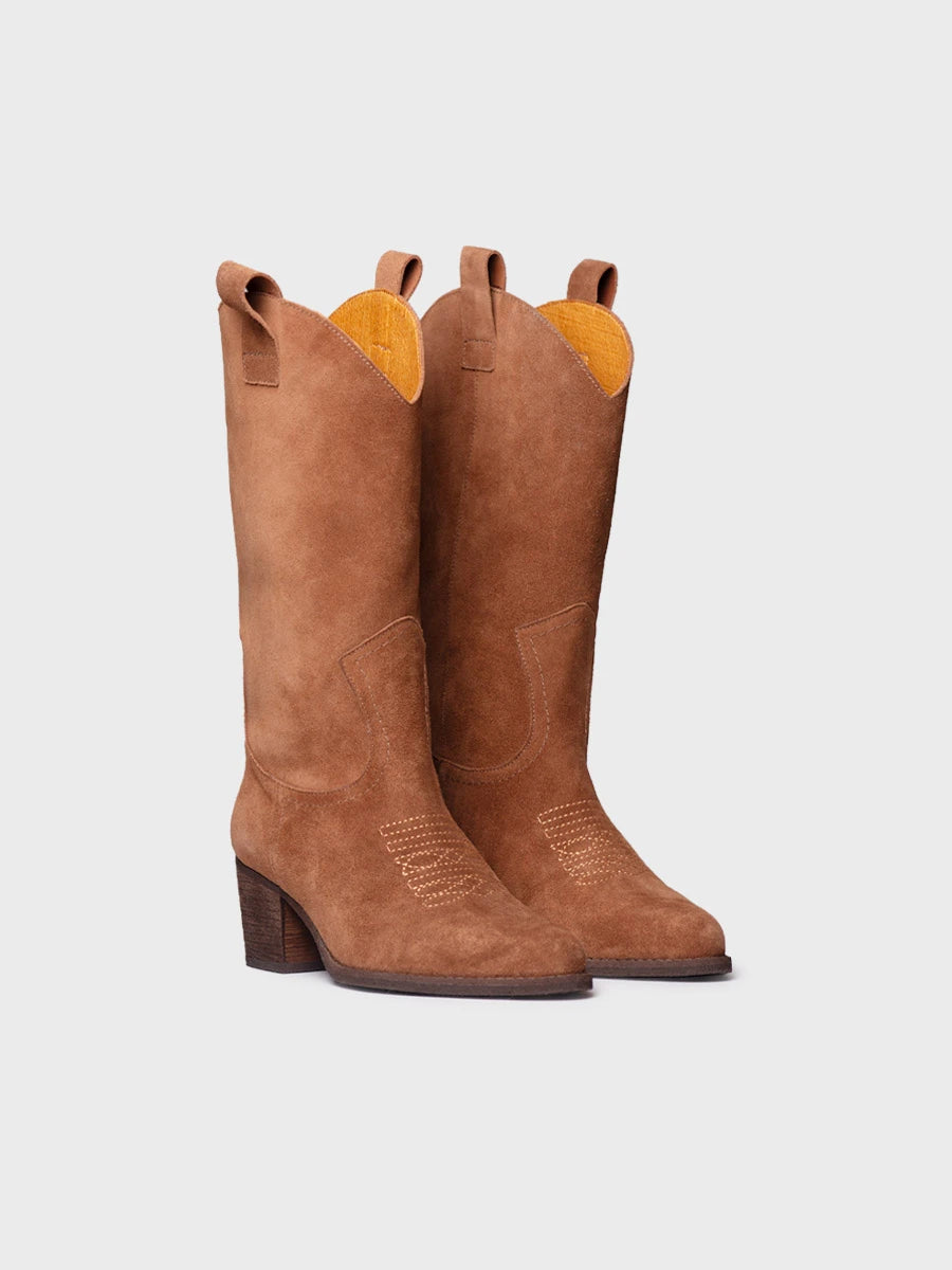 Toni Pons Vitoria bottes santiag daim talon 6 cm