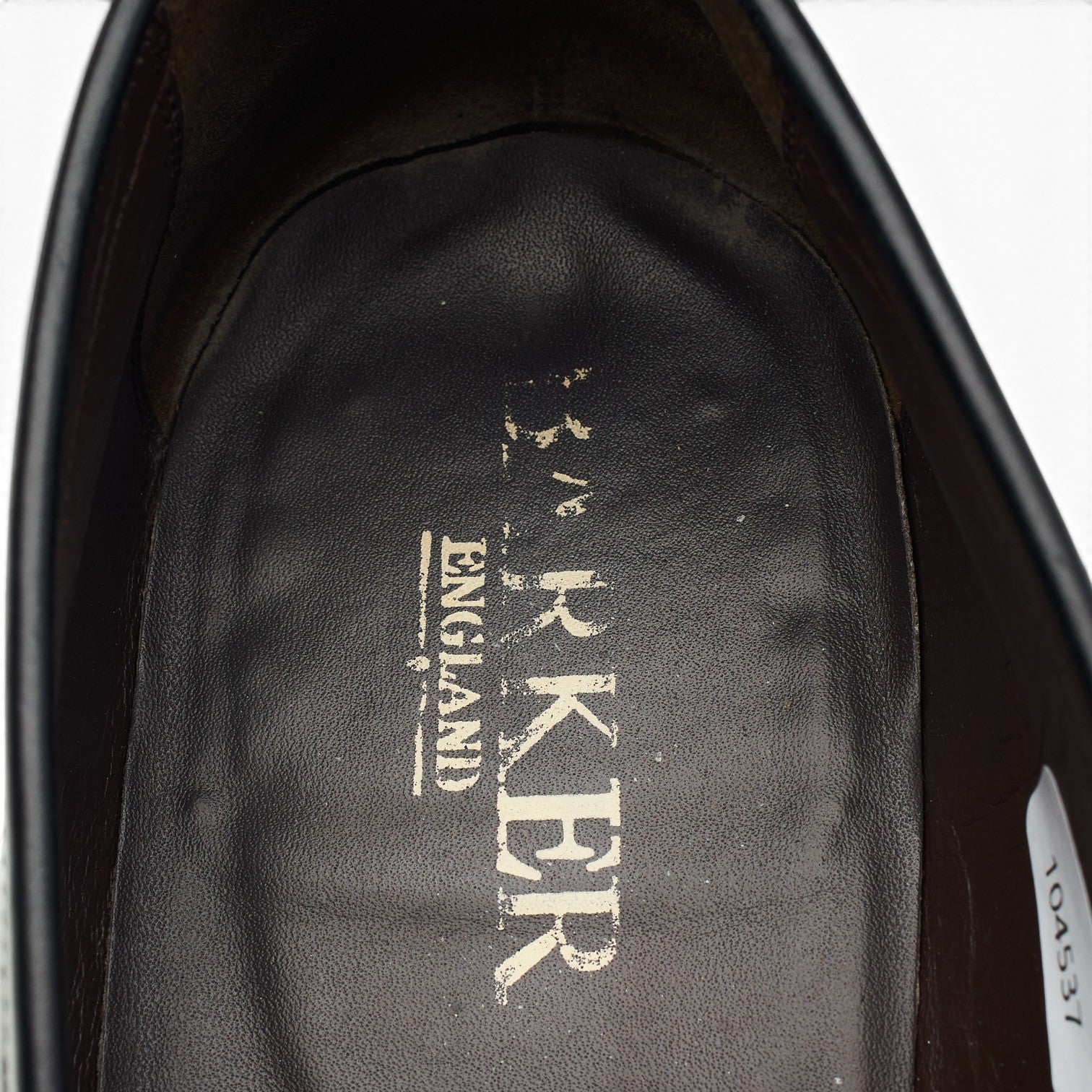 Barker Ramsden Mocassin pompons cuir noir 10