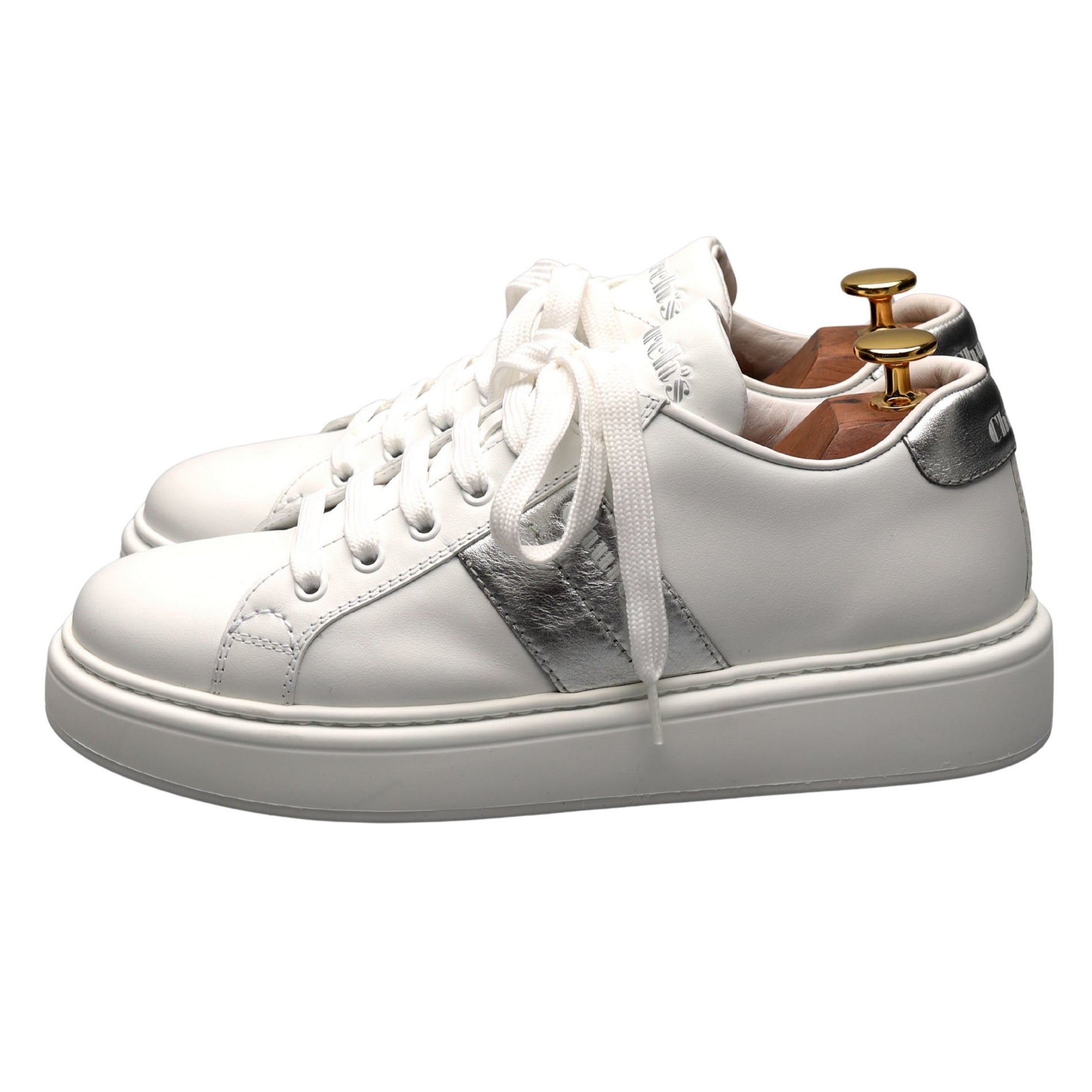 Church's Mach 3 sneakers cuir blanc 4.5 UK