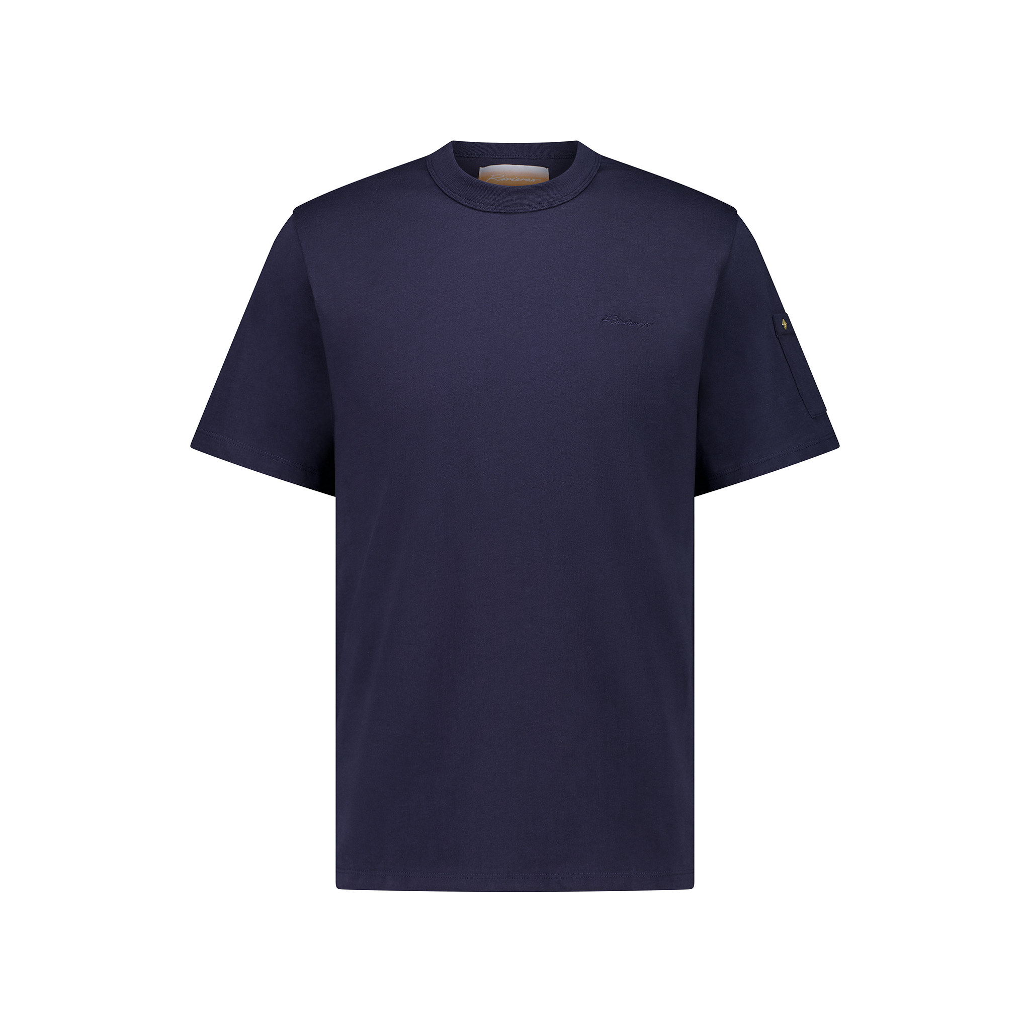 Rivieras Tropez t-shirt marine poche manche