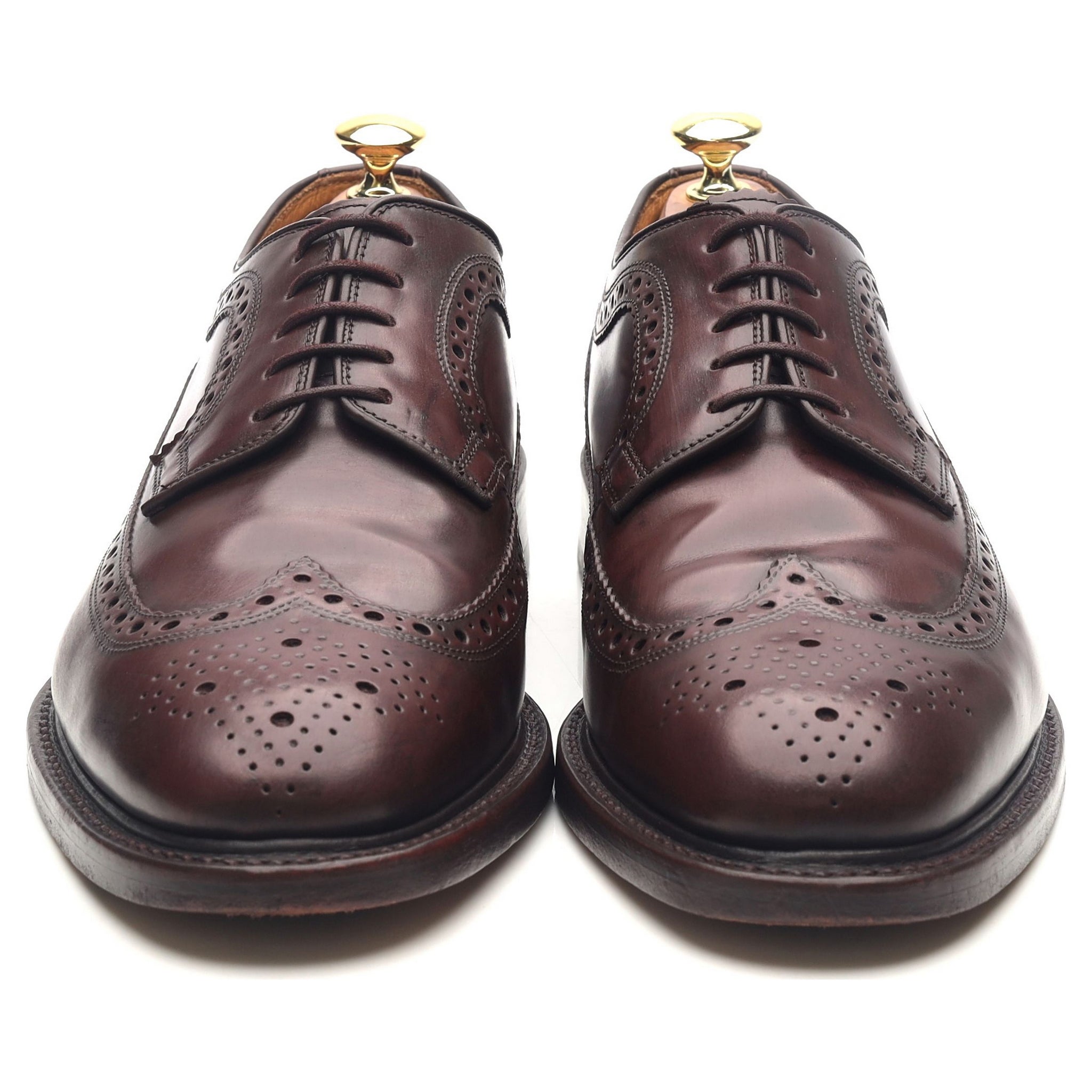 Loake Royal Brogue derby cuir bordeaux 8 poli