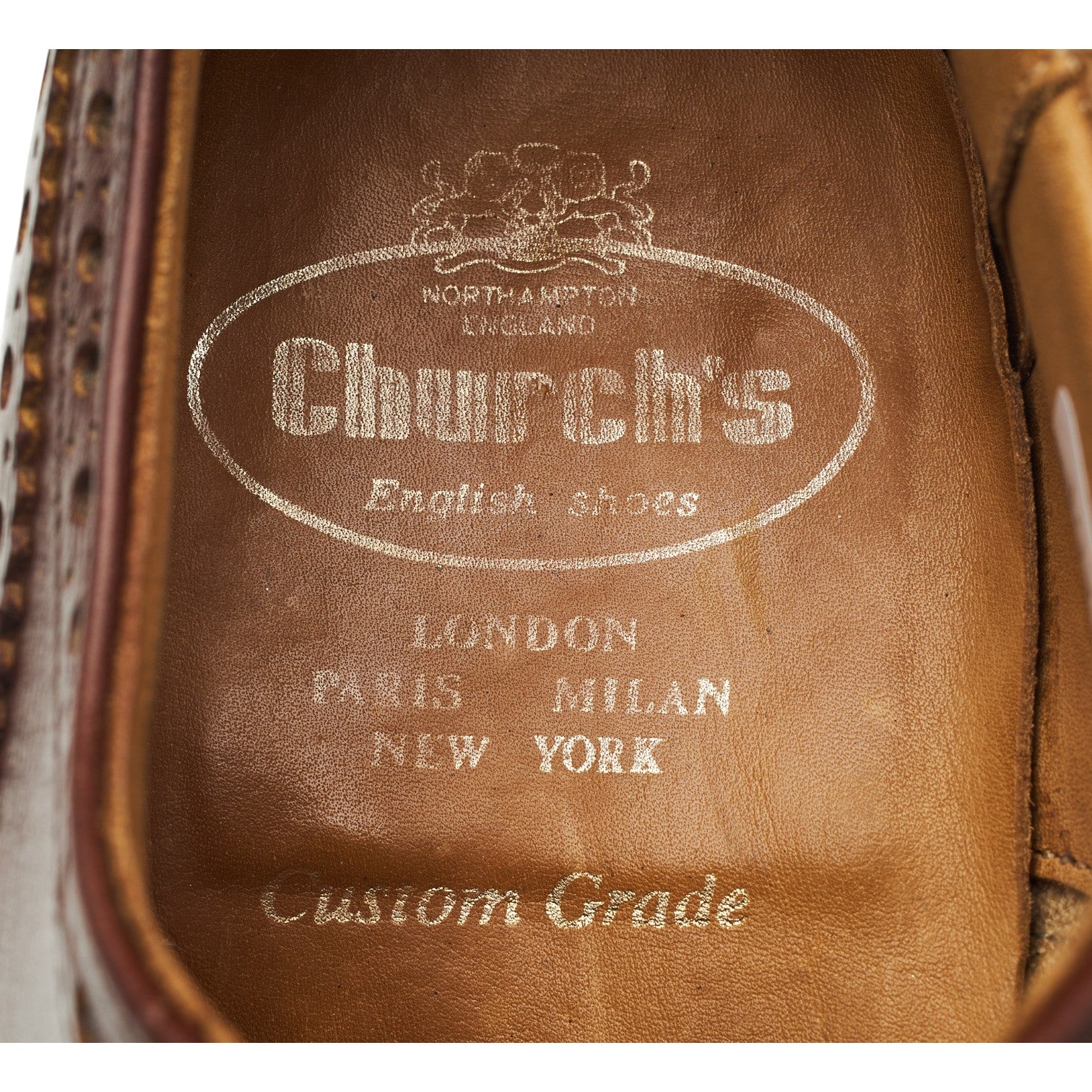 Church's Burwood Richelieu brogue cuir marron 6.5