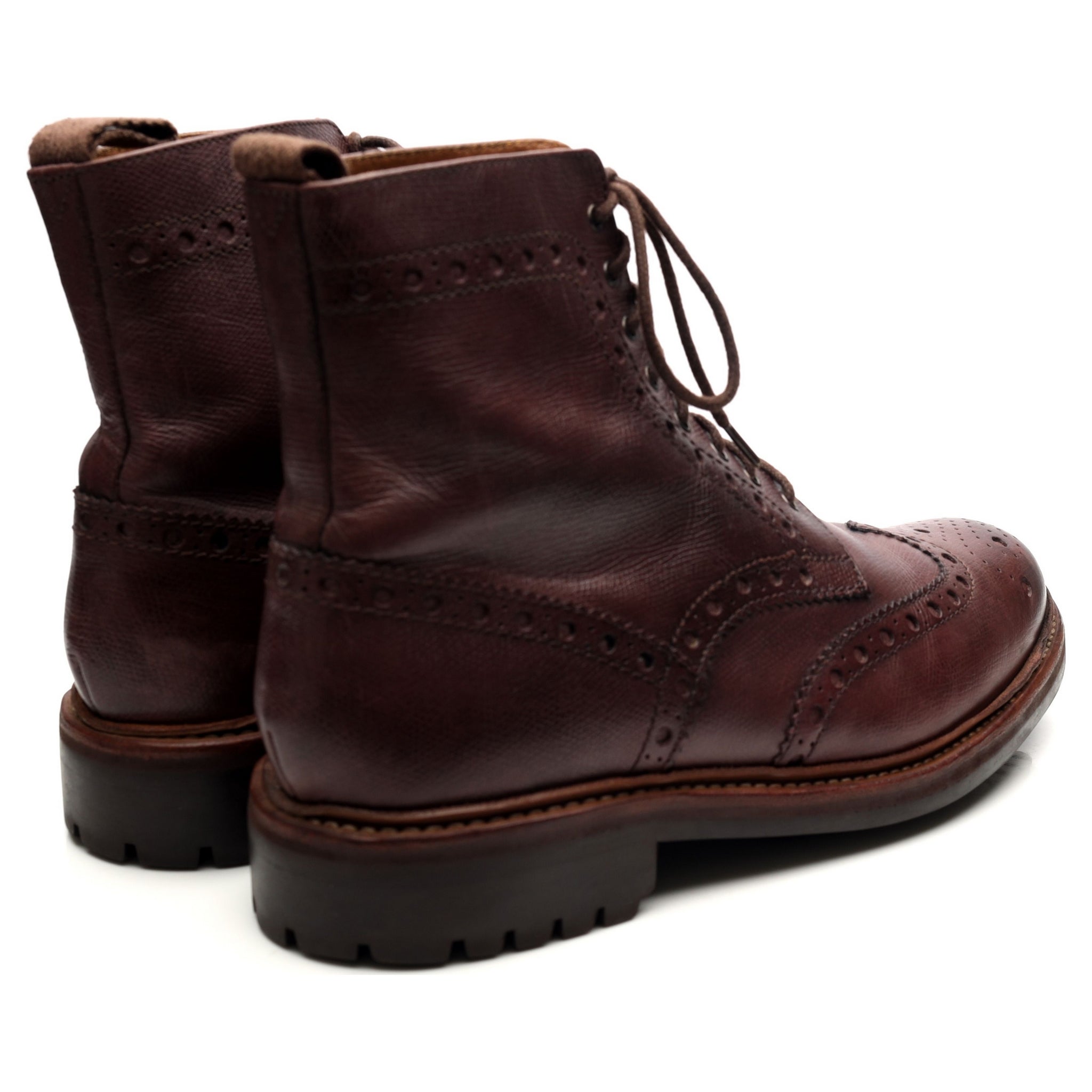 Grenson Fred bottines cuir bordeaux 9 UK large