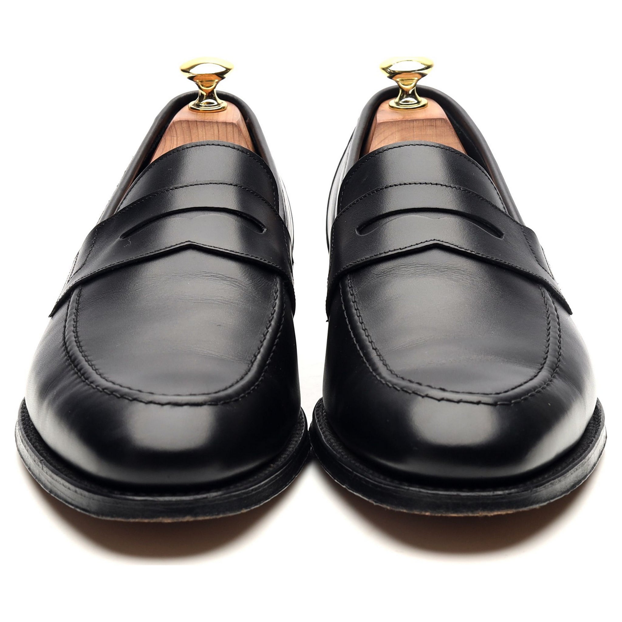 Loake Anson mocassin cuir noir 8,5 penny