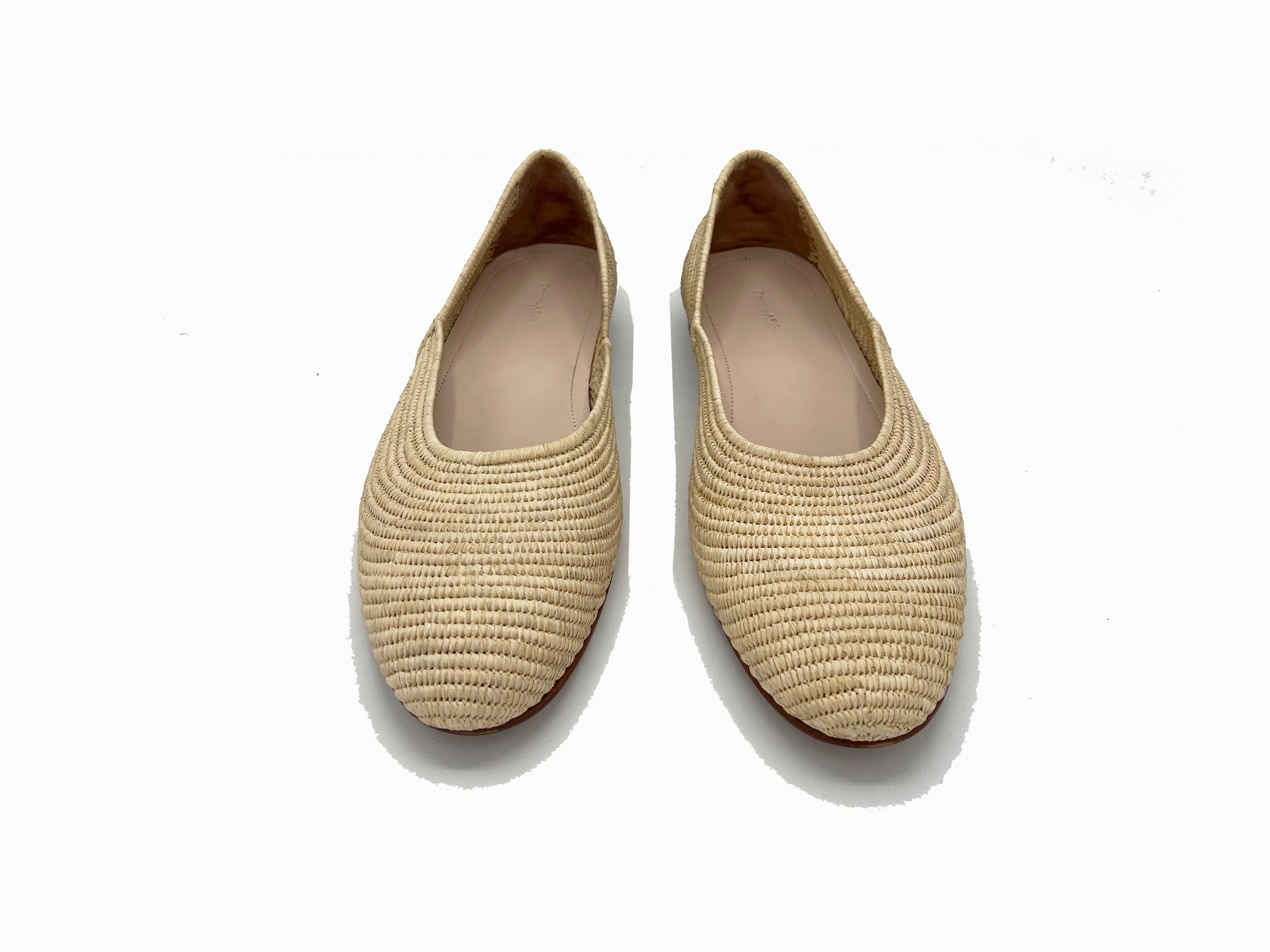 Contre-Allée Idoukan mocassin homme raphia naturel pointure 42