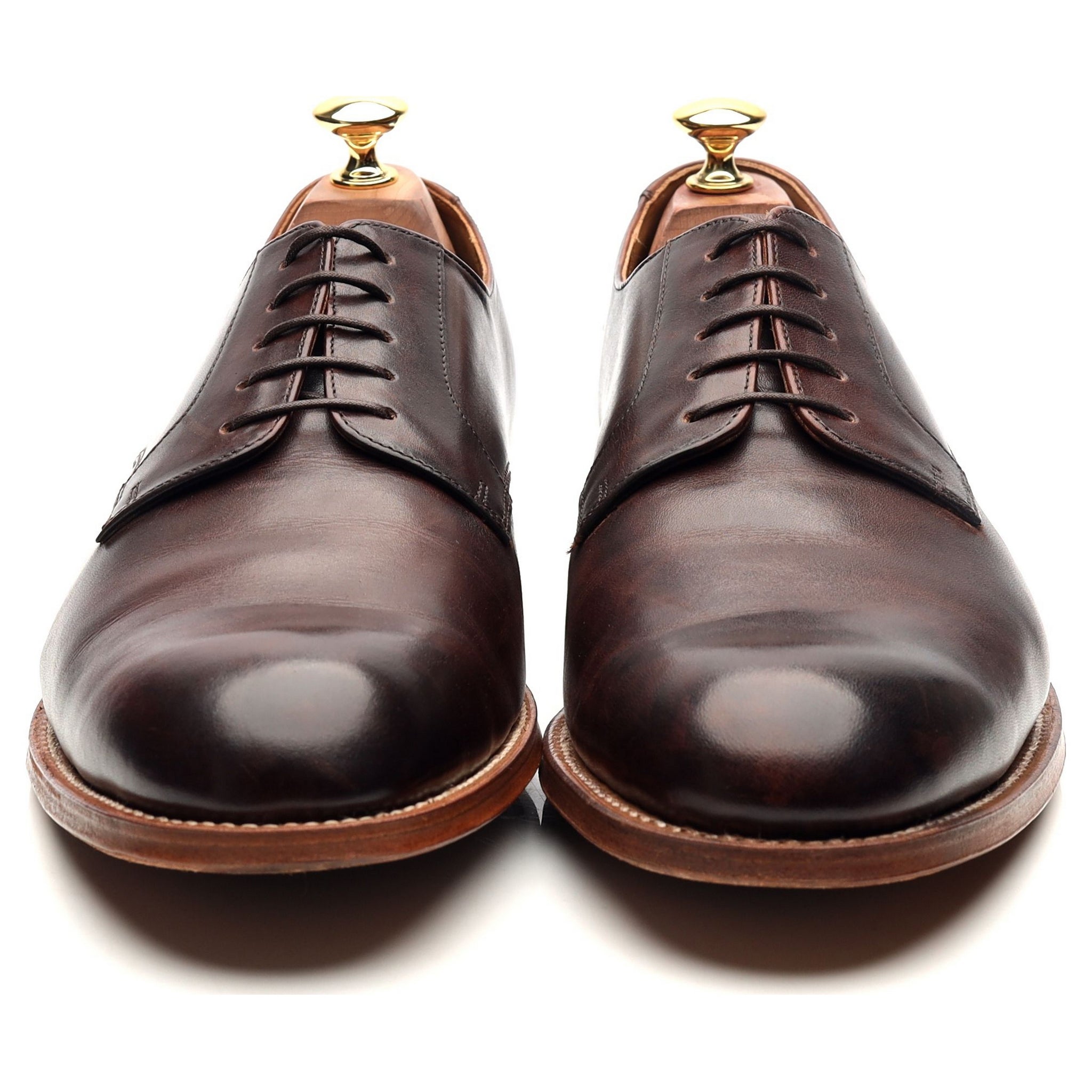Grenson Liam derby cuir marron foncé UK 9
