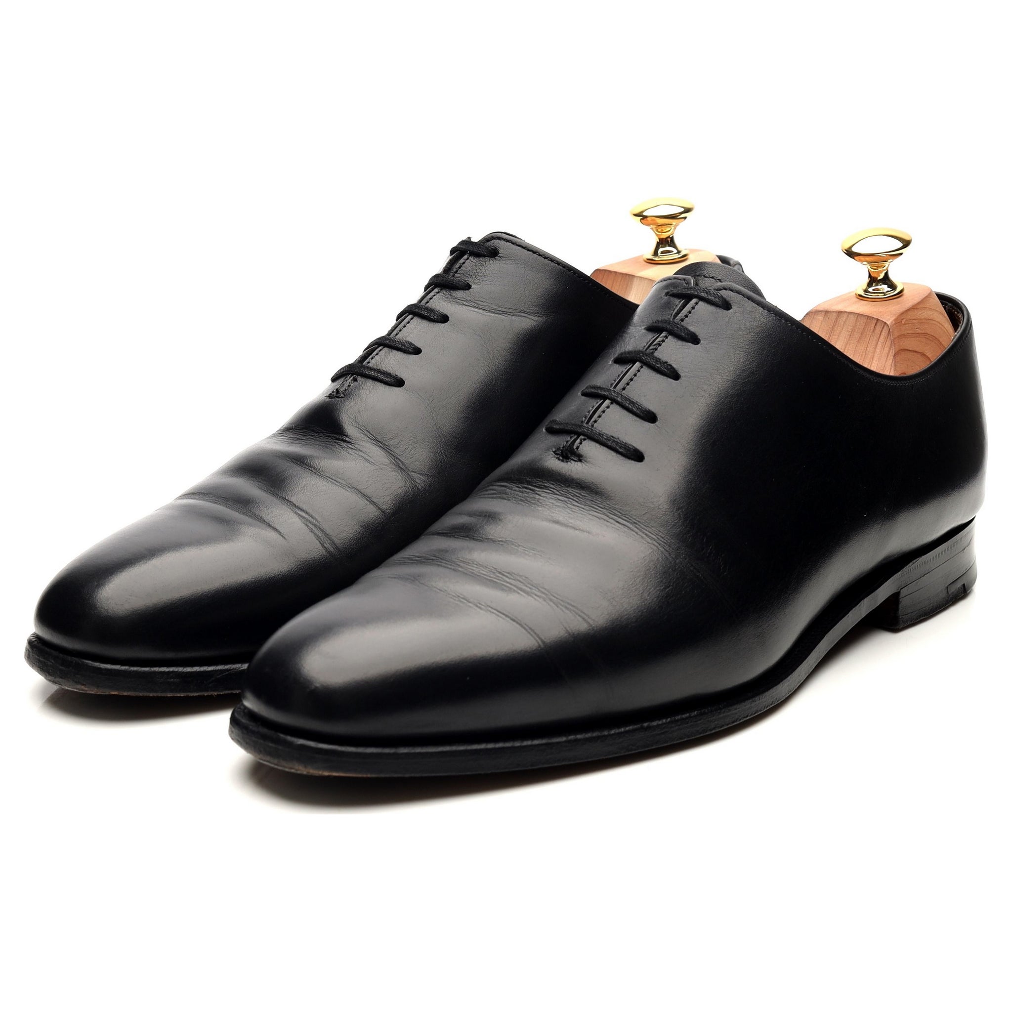 Bowen richelieu wholecut cuir noir pointure 10.5 UK