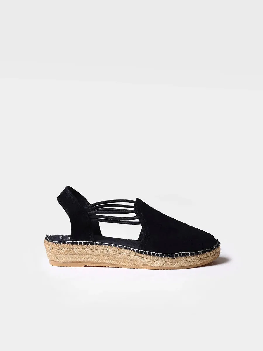 Toni Pons Nuria espadrilles compensees daim talon 3 cm