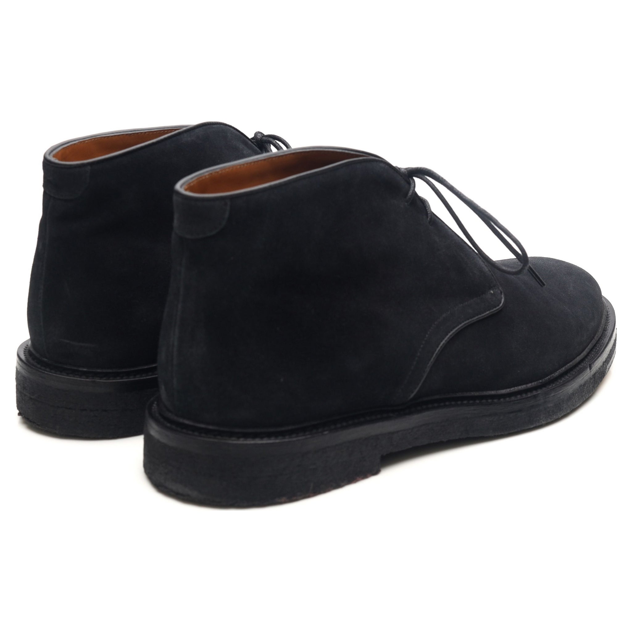 Mr P. chukka boots suède bleu marine UK 8.5