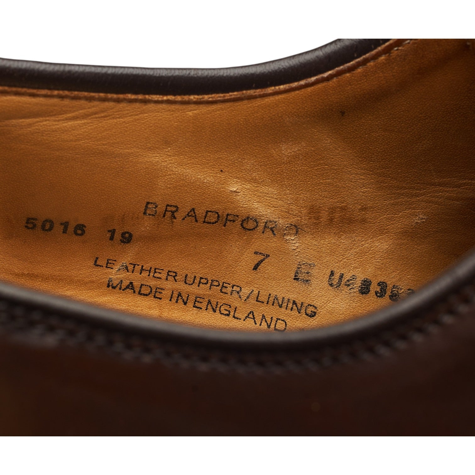 Crockett & Jones Bradford derby cuir cordovan UK 7