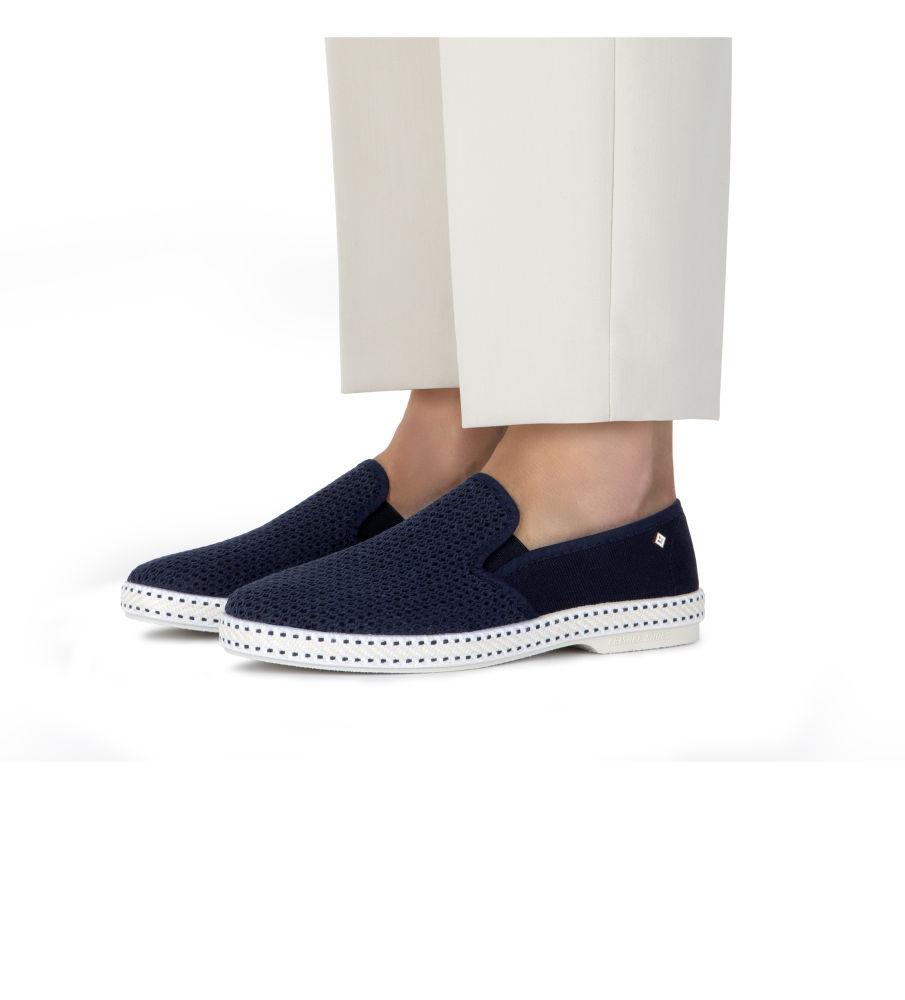 Rivieras Classic Toile Filet espadrilles marine coton