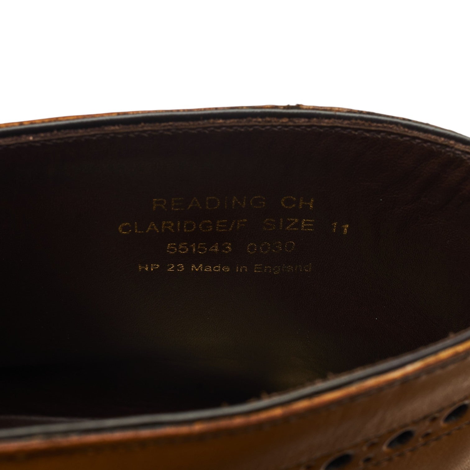 Loake 1880 Reading boots cuir marron UK 11