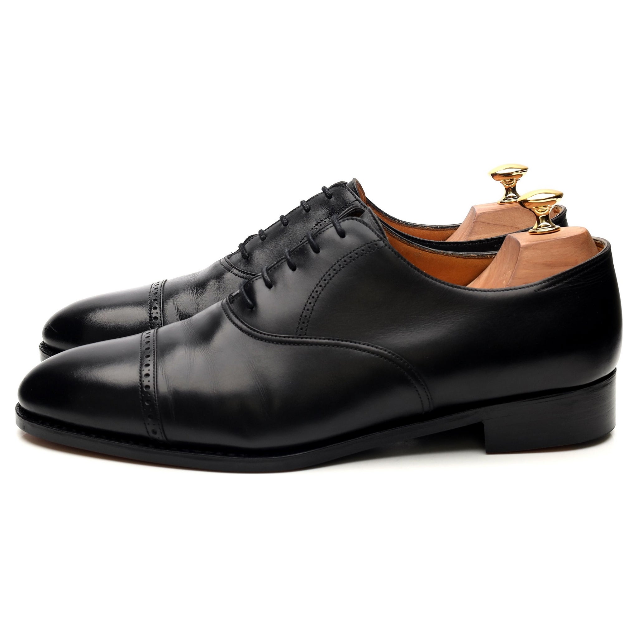 John Lobb Philip richelieu cuir noir UK 10
