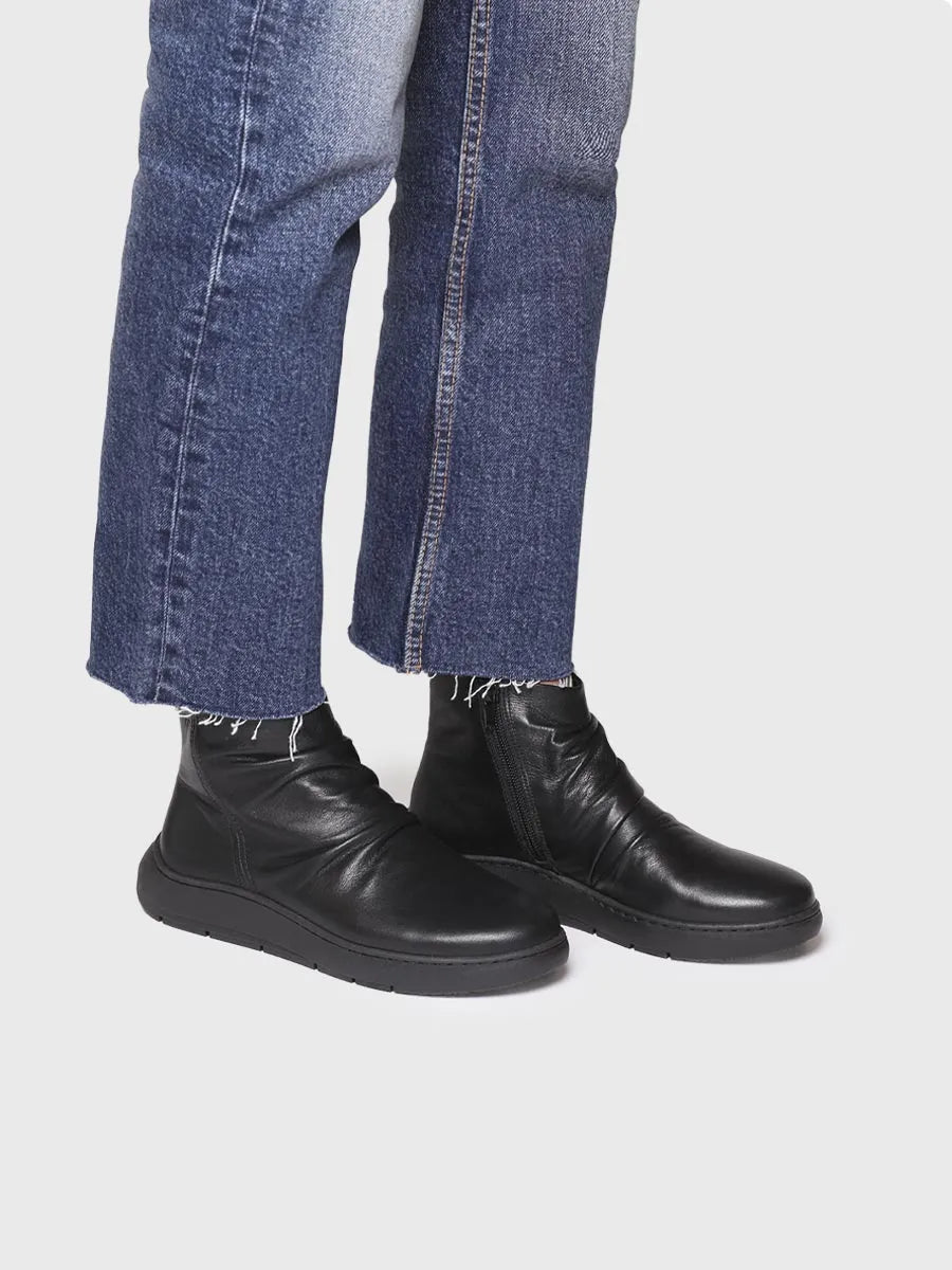 Toni Pons Pretoria bottines cuir noir zip pointure 35-42