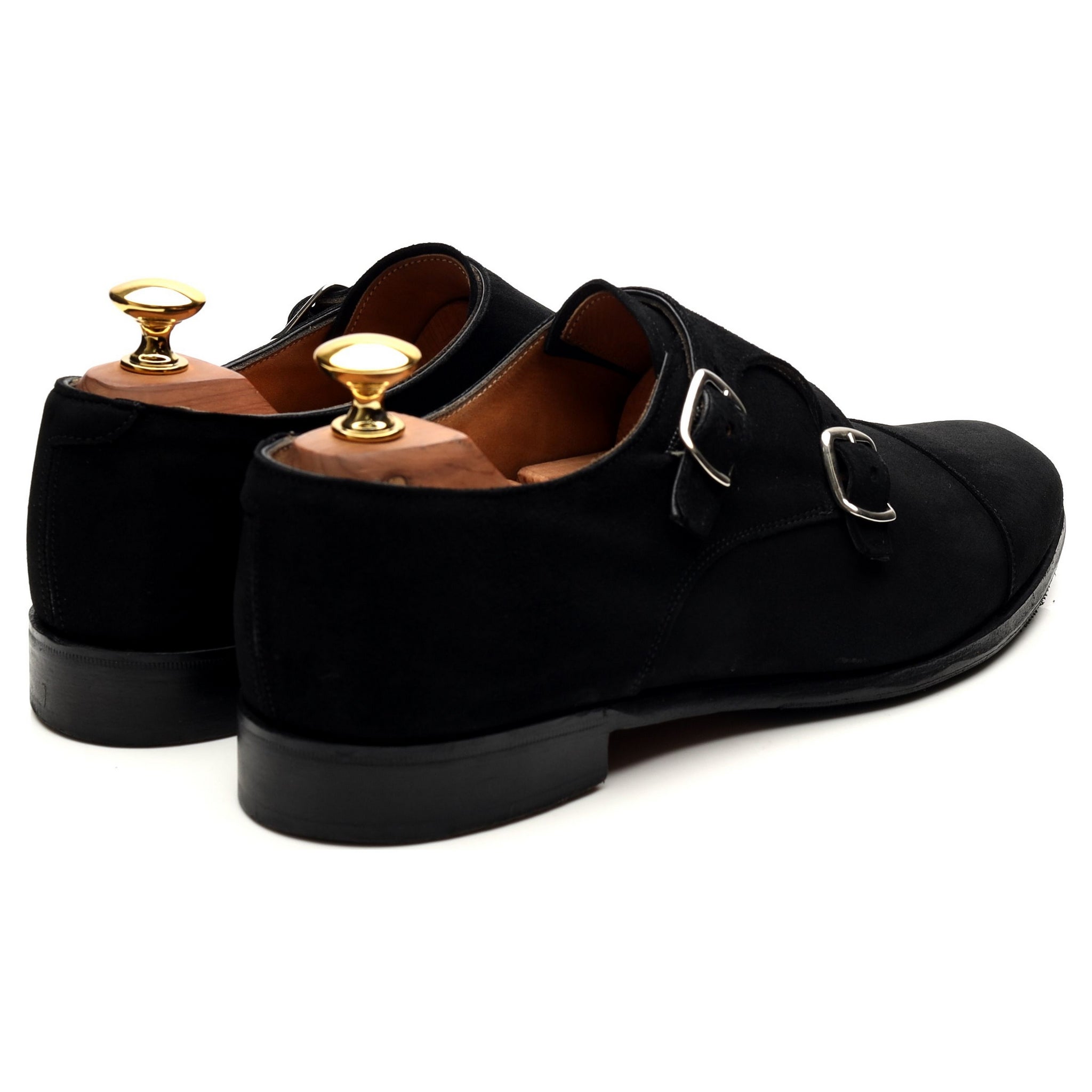 Cheaney Emily derbies double boucle daim noir pointure UK 6,5