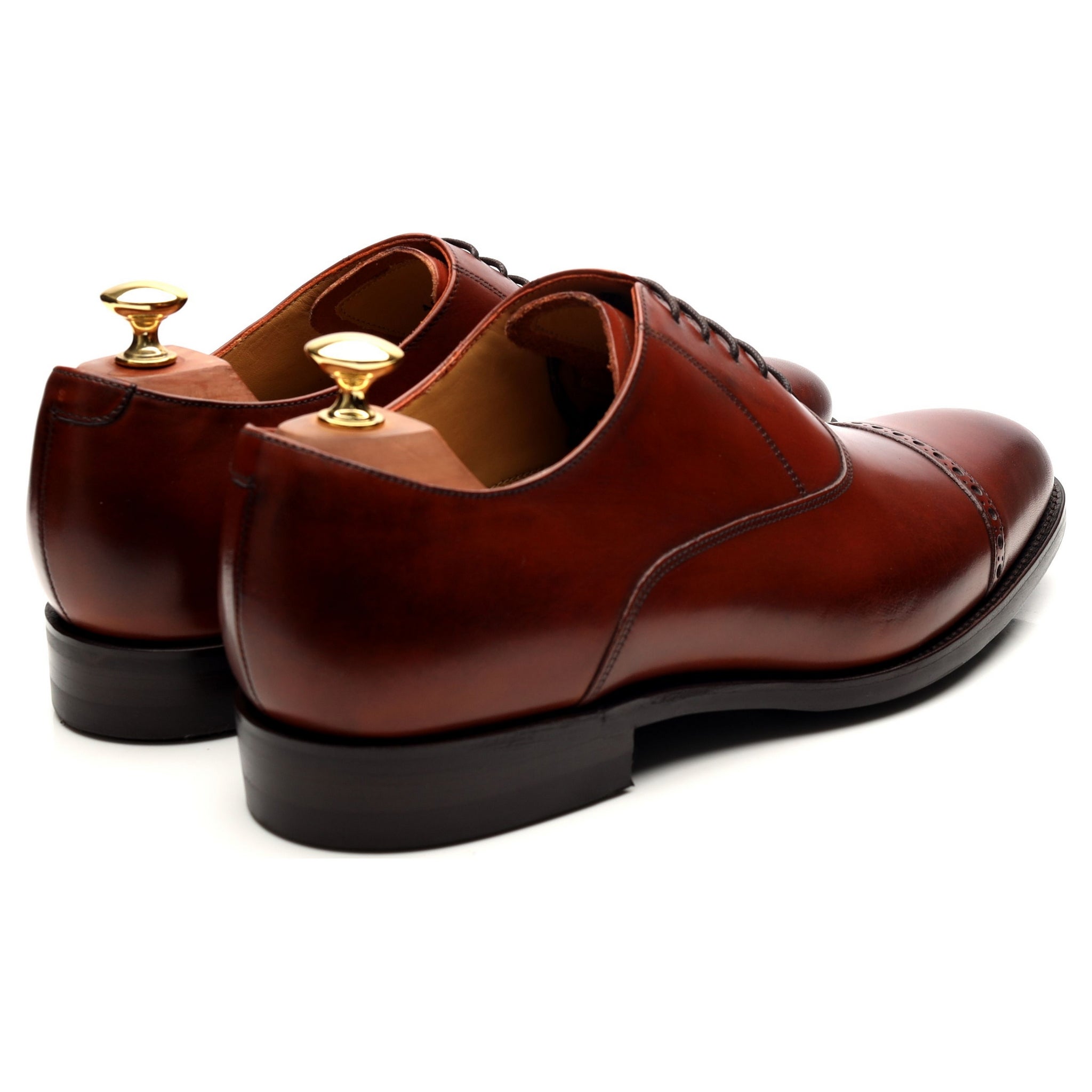 Barker Burford oxford cuir marron UK 9