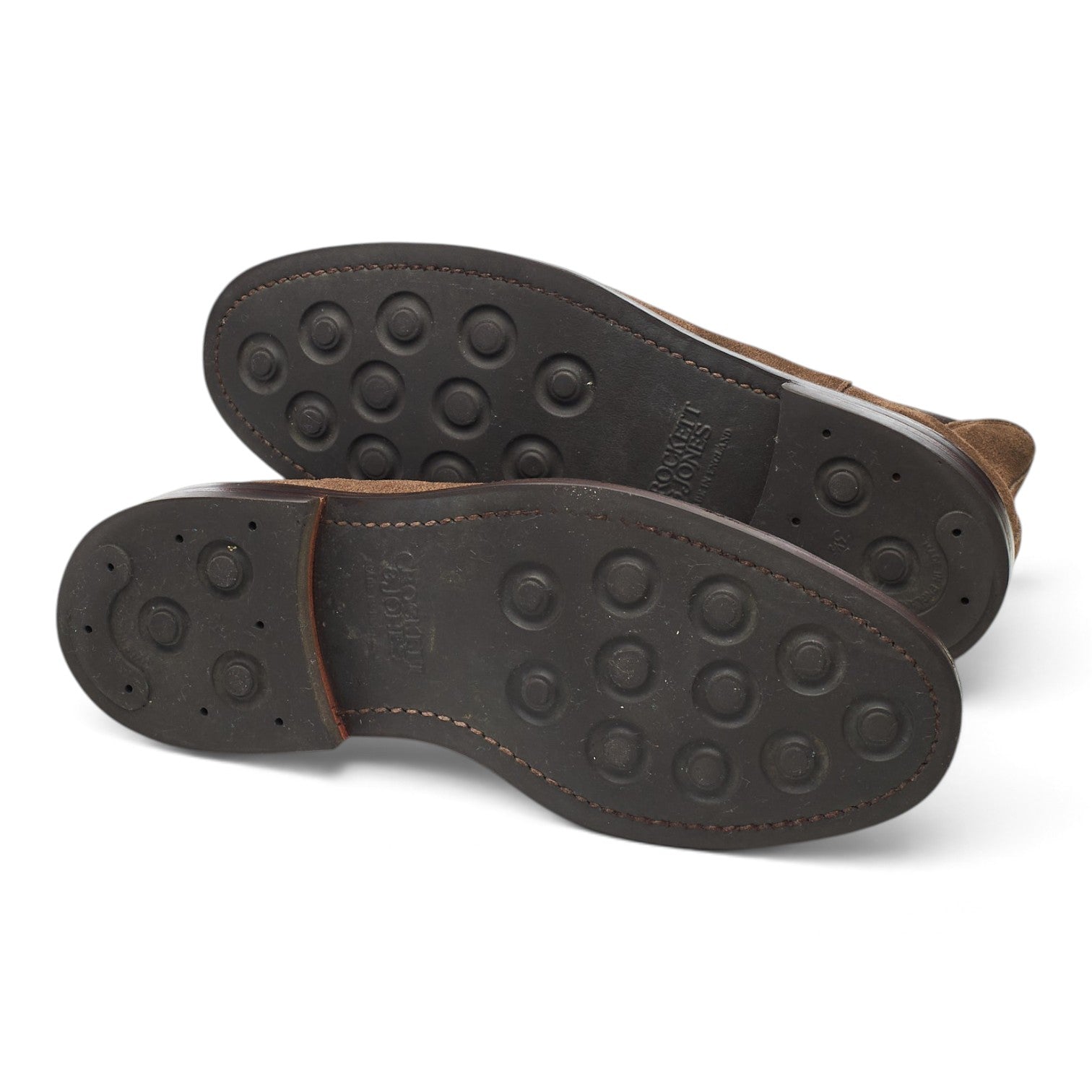 Crockett & Jones Chelsea 11 bottines chelsea daim marron 41,5
