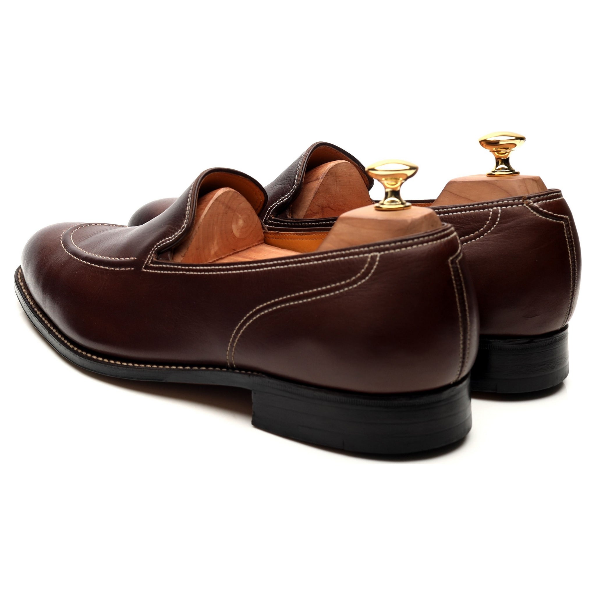 John Lobb Bahamas mocassins cuir marron 10 UK