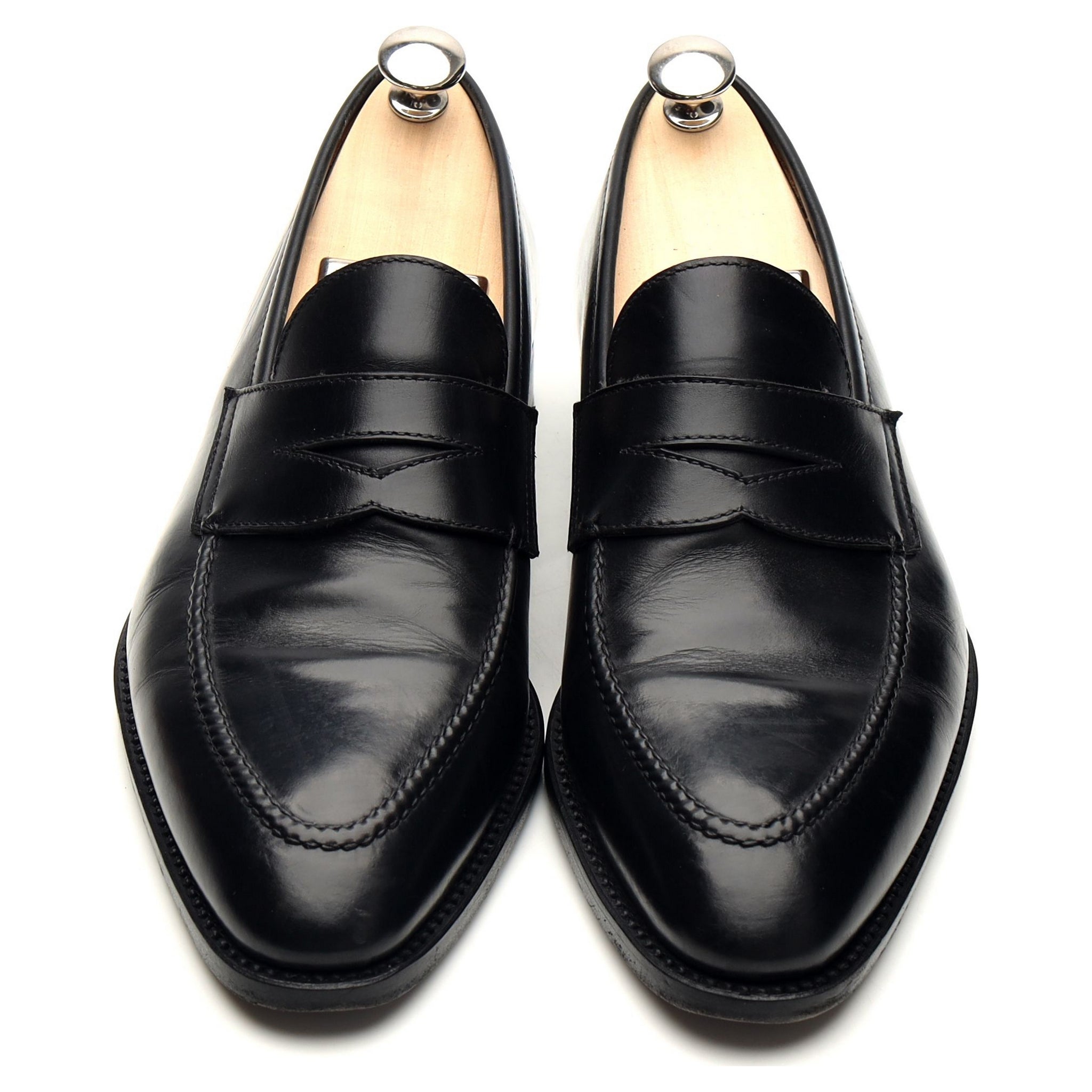 Bontoni Principe mocassins cuir noir UK 7,5