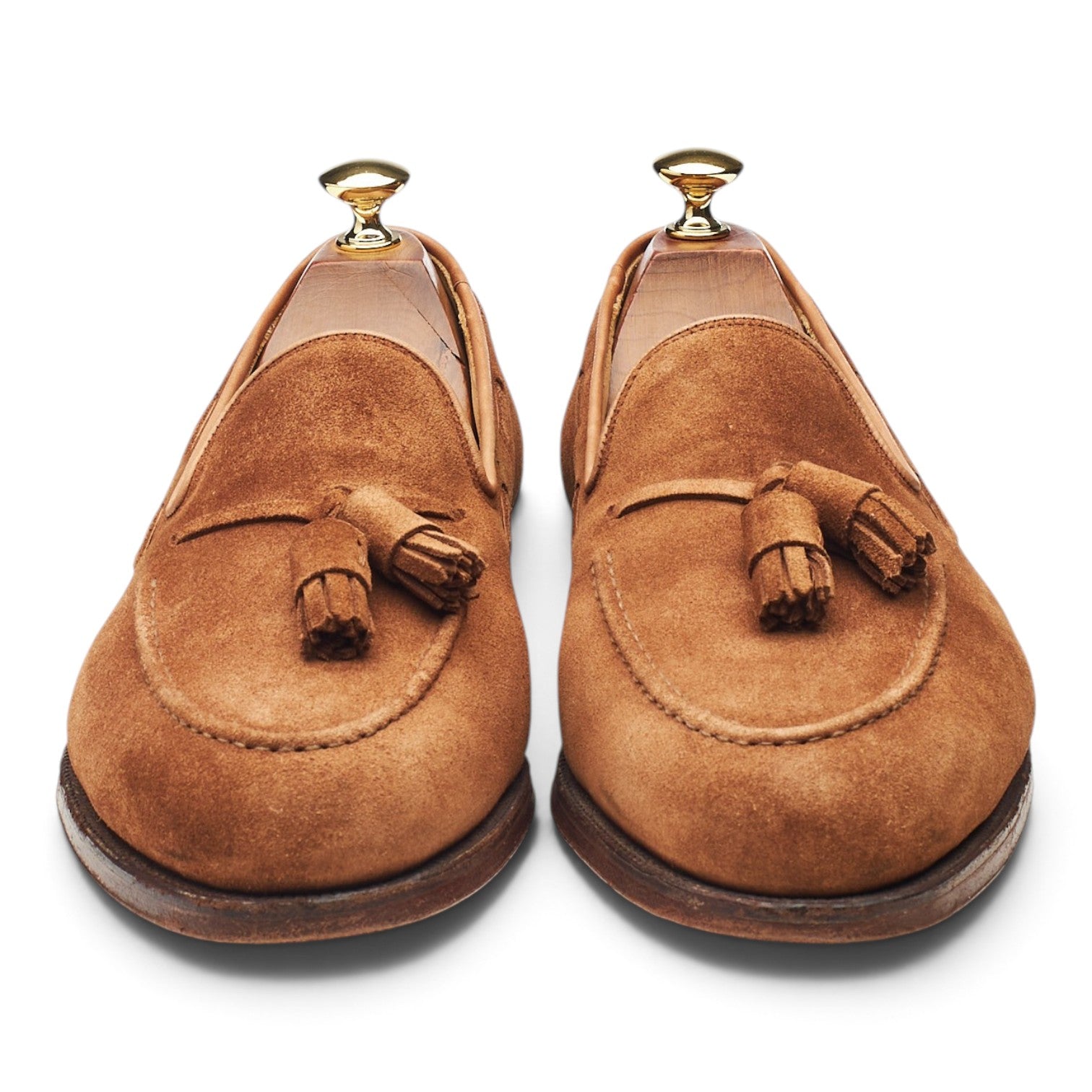 Crockett & Jones Cavendish 2 Mocassin Daim Marron UK 9