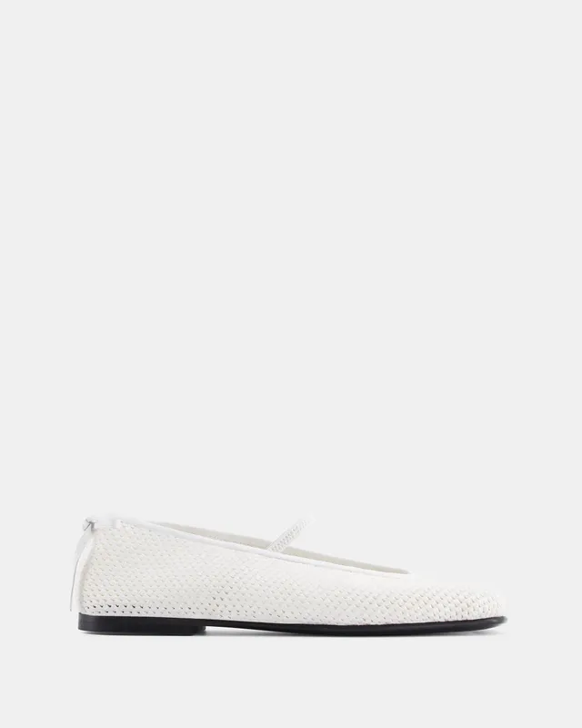 Nodaleto Bulla Node 5 ballerines crochet blanc